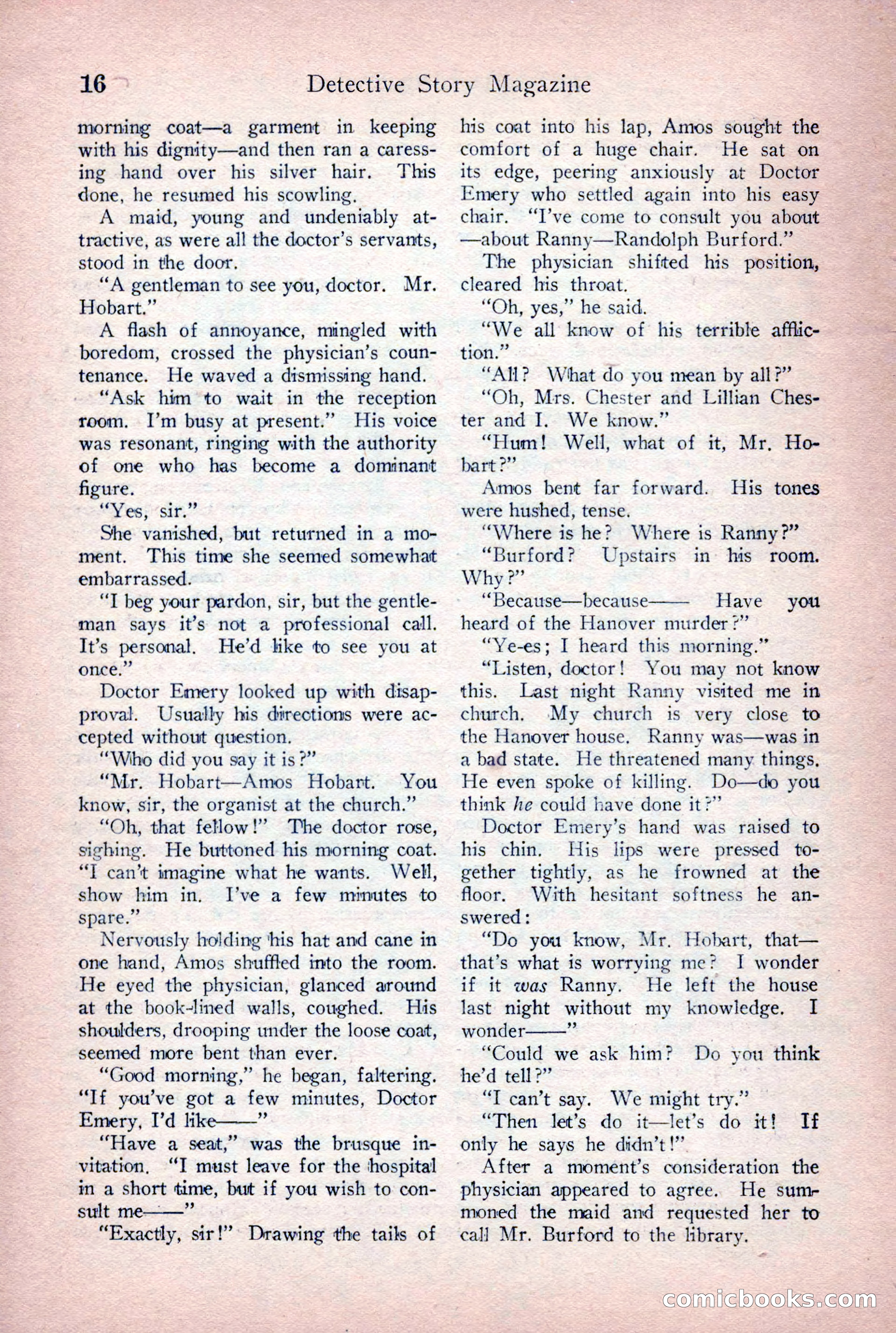 Detective Story Magazine, June 9, 1923 — page 18 of 148