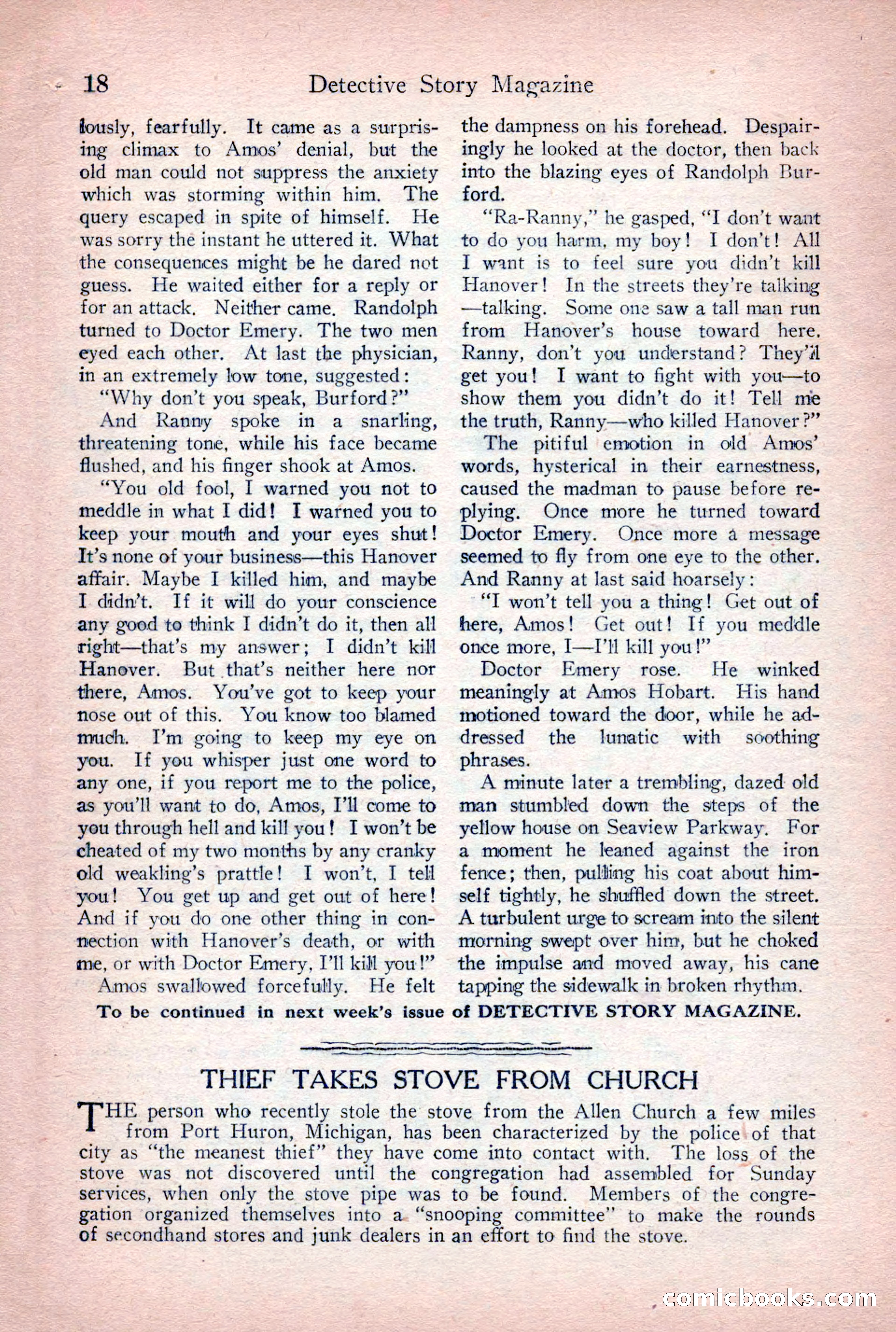 Detective Story Magazine, June 9, 1923 — page 20 of 148