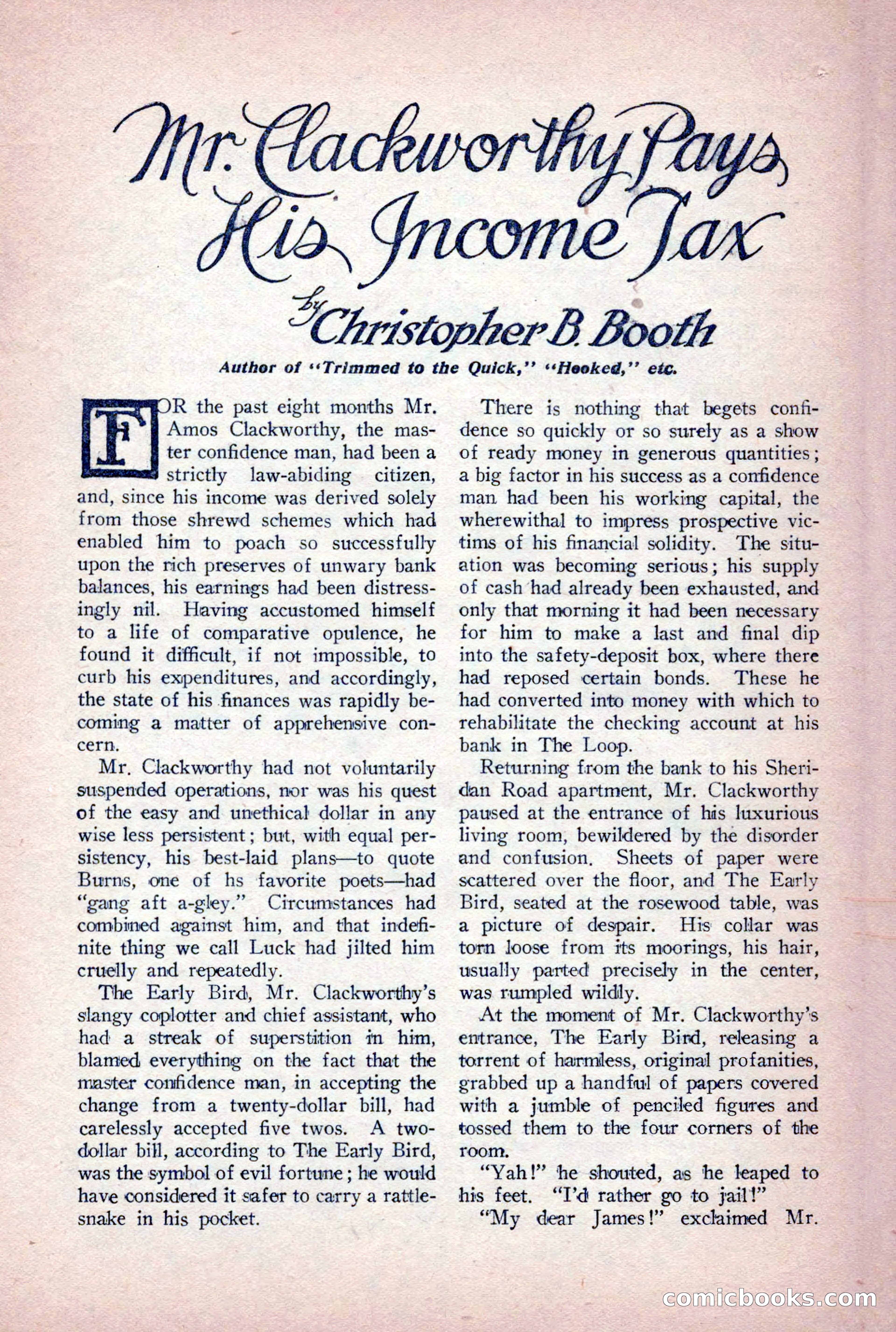 Detective Story Magazine, June 9, 1923 — page 21 of 148