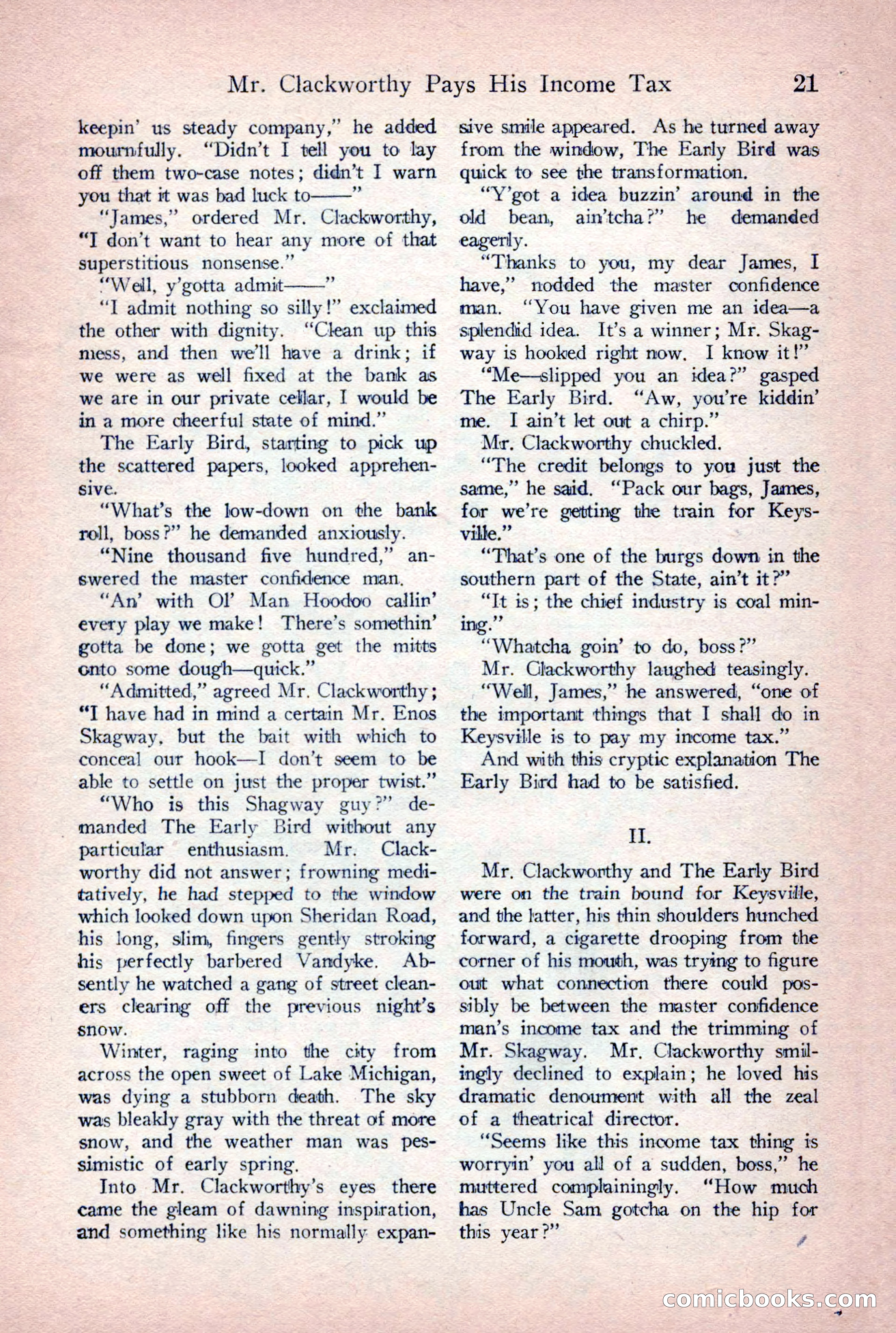 Detective Story Magazine, June 9, 1923 — page 23 of 148