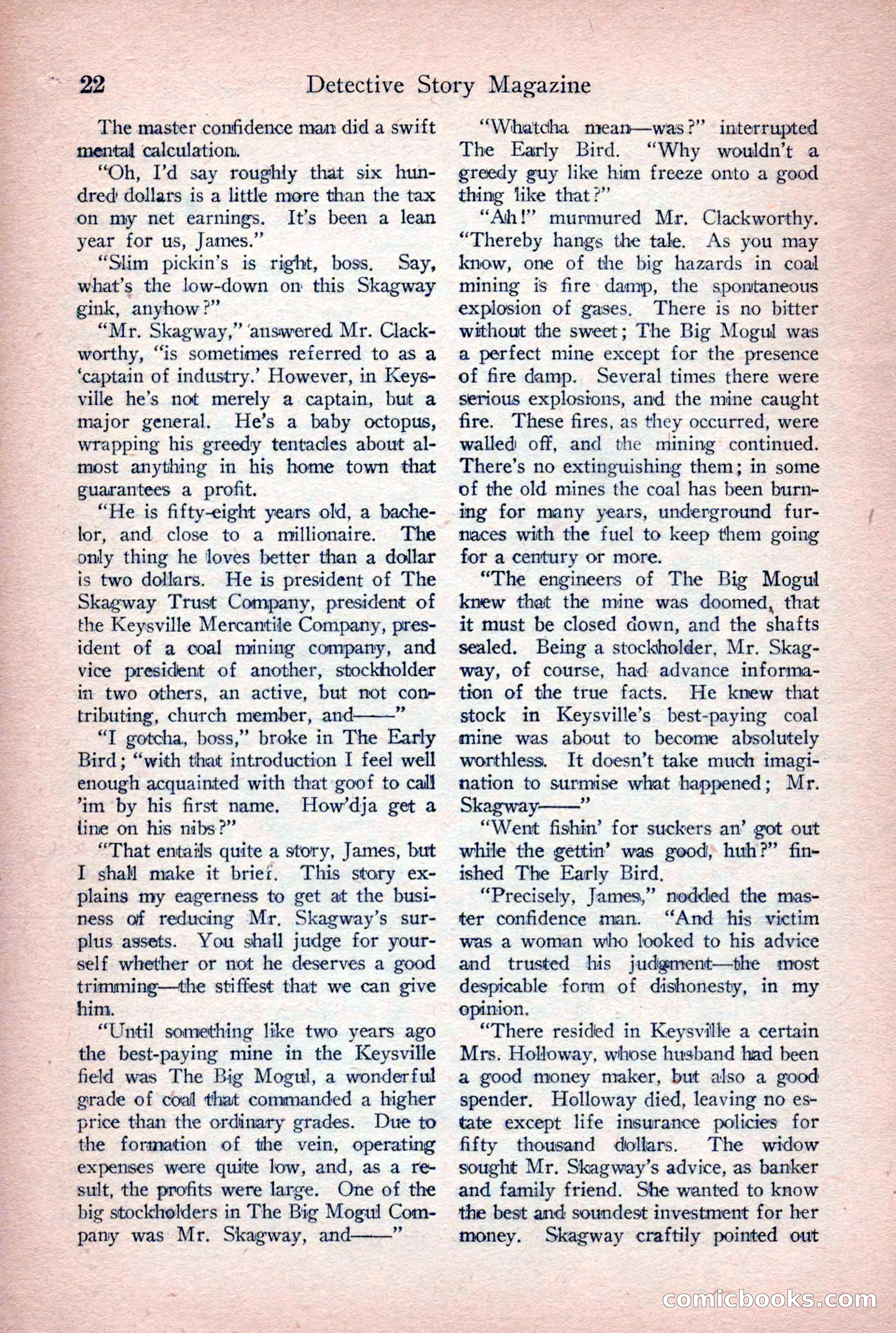 Detective Story Magazine, June 9, 1923 — page 24 of 148