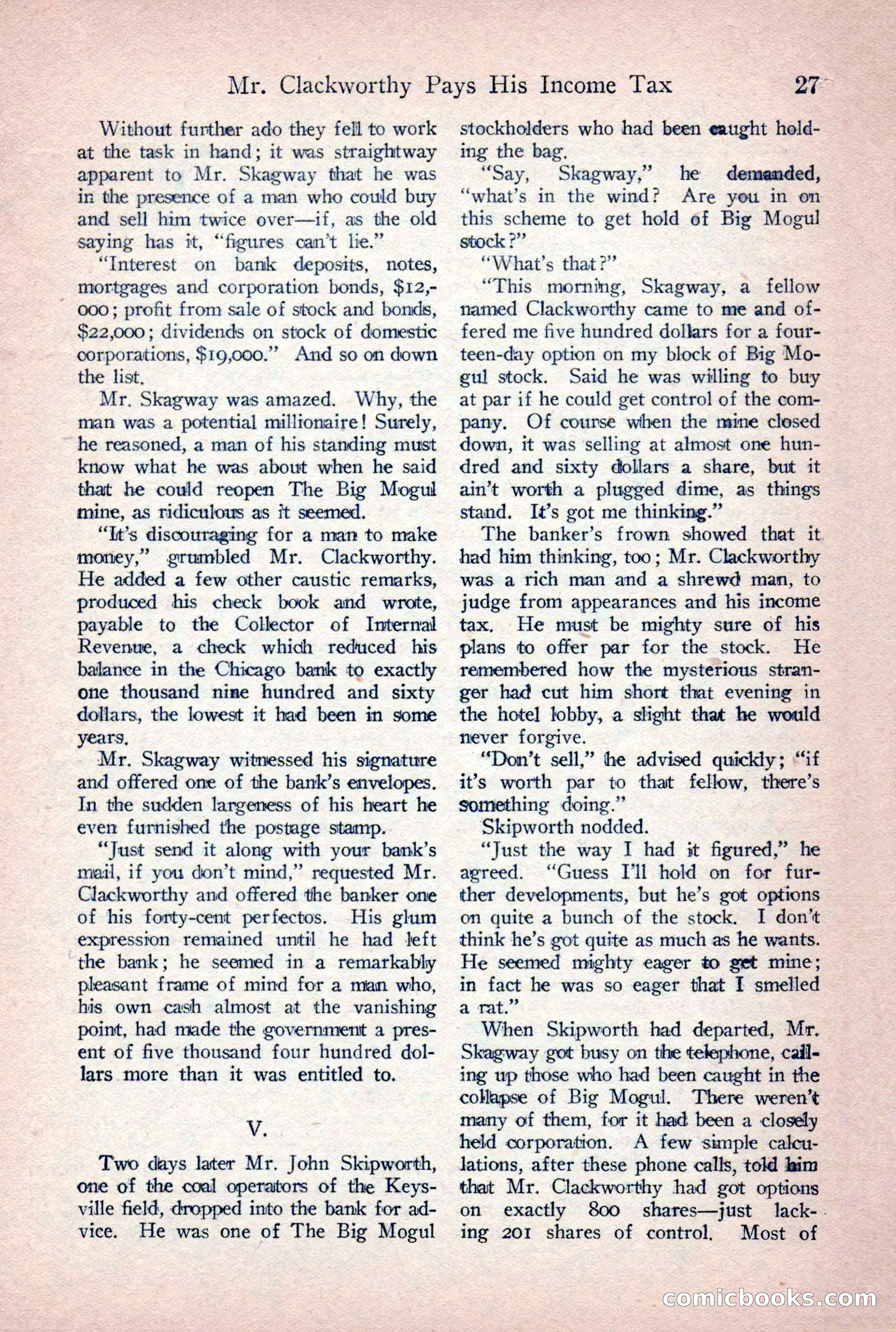 Detective Story Magazine, June 9, 1923 — page 29 of 148
