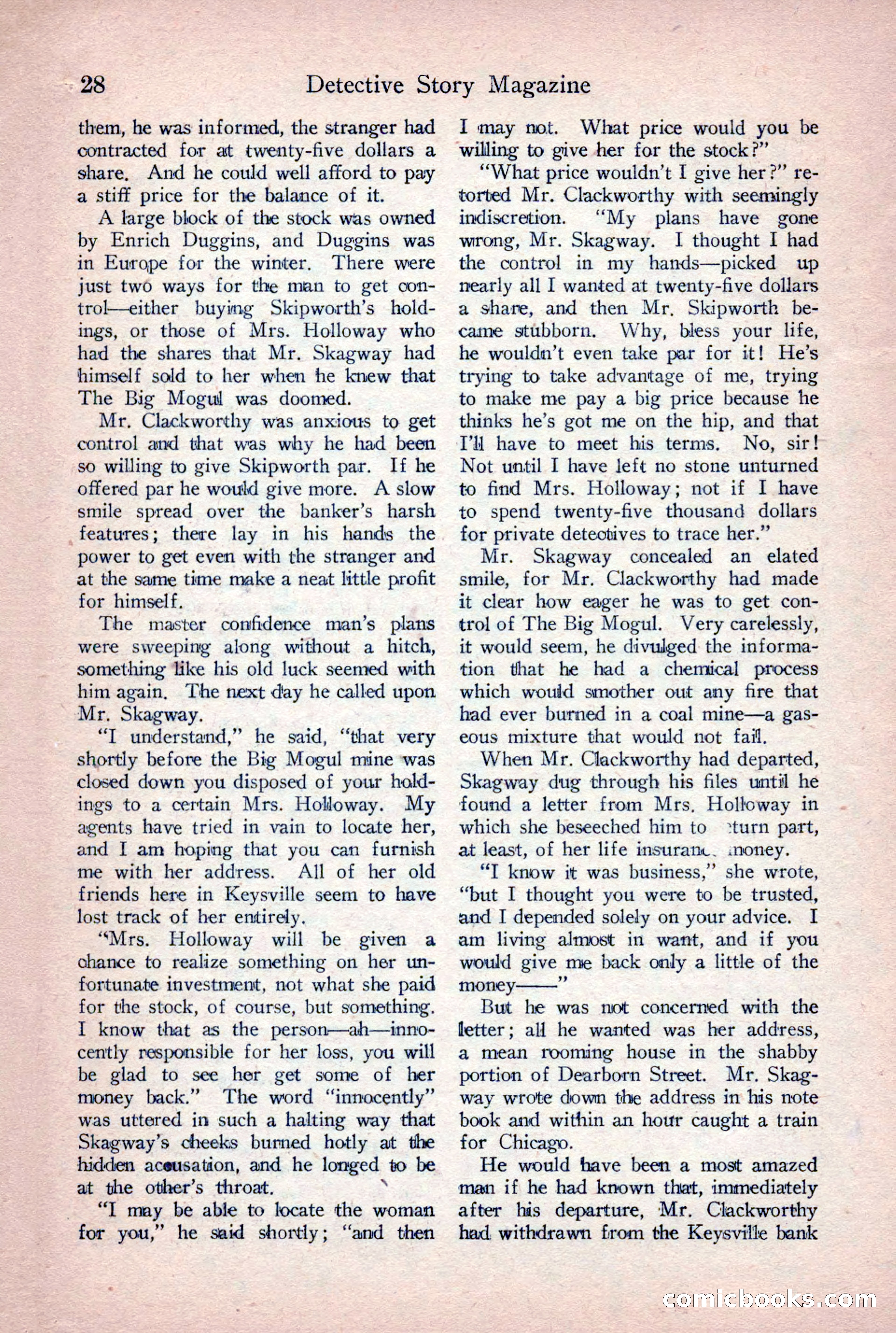Detective Story Magazine, June 9, 1923 — page 30 of 148