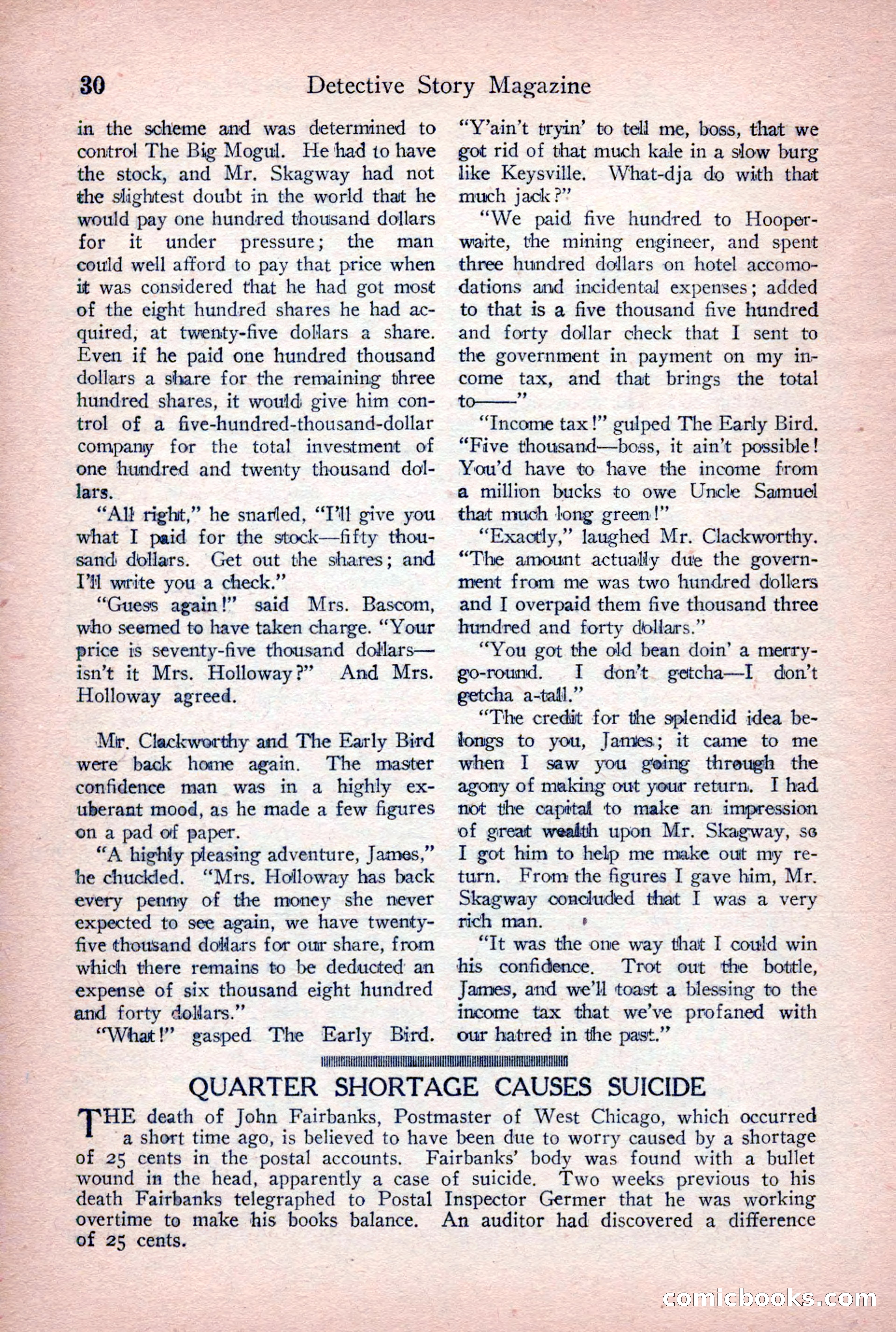 Detective Story Magazine, June 9, 1923 — page 32 of 148