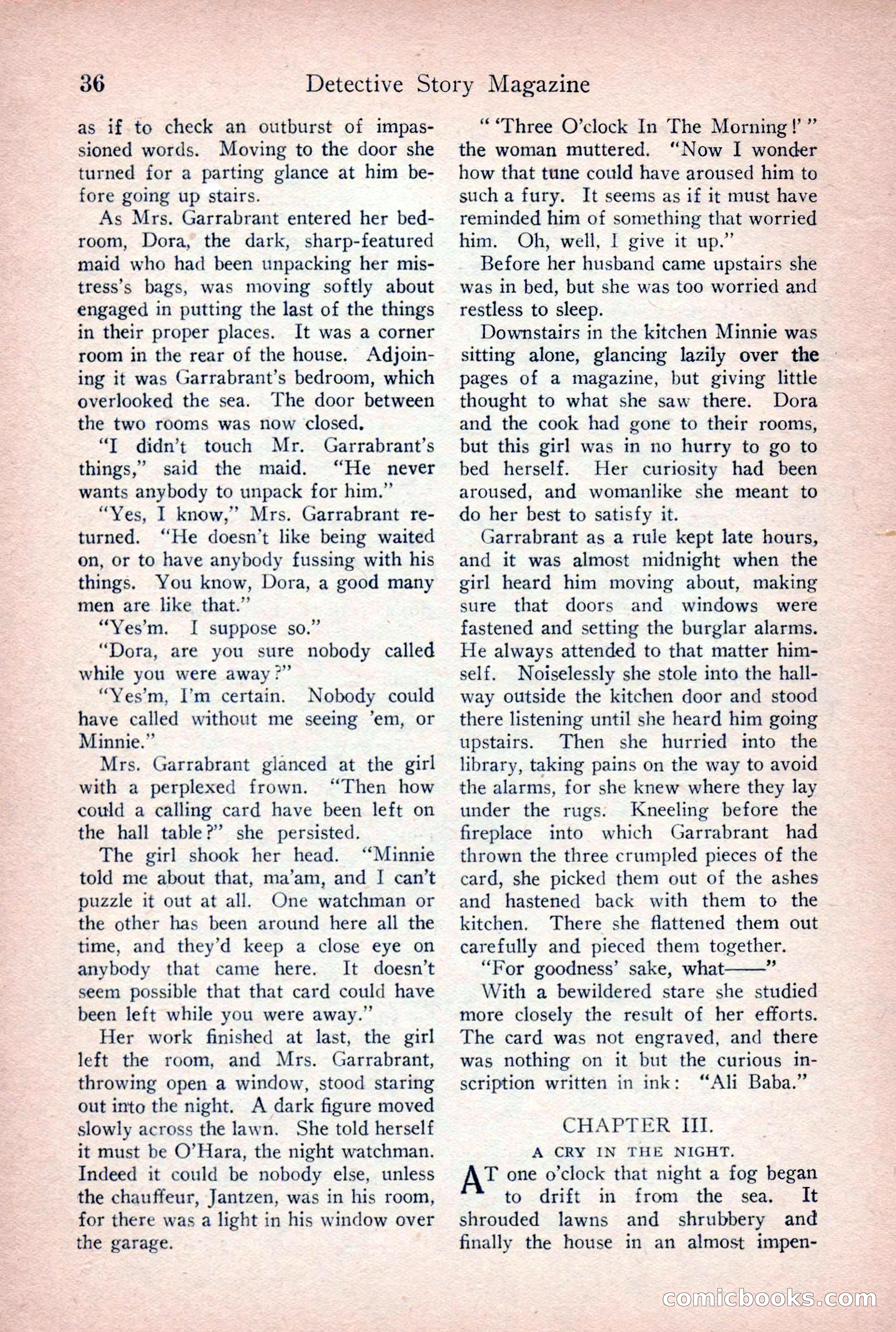 Detective Story Magazine, June 9, 1923 — page 38 of 148