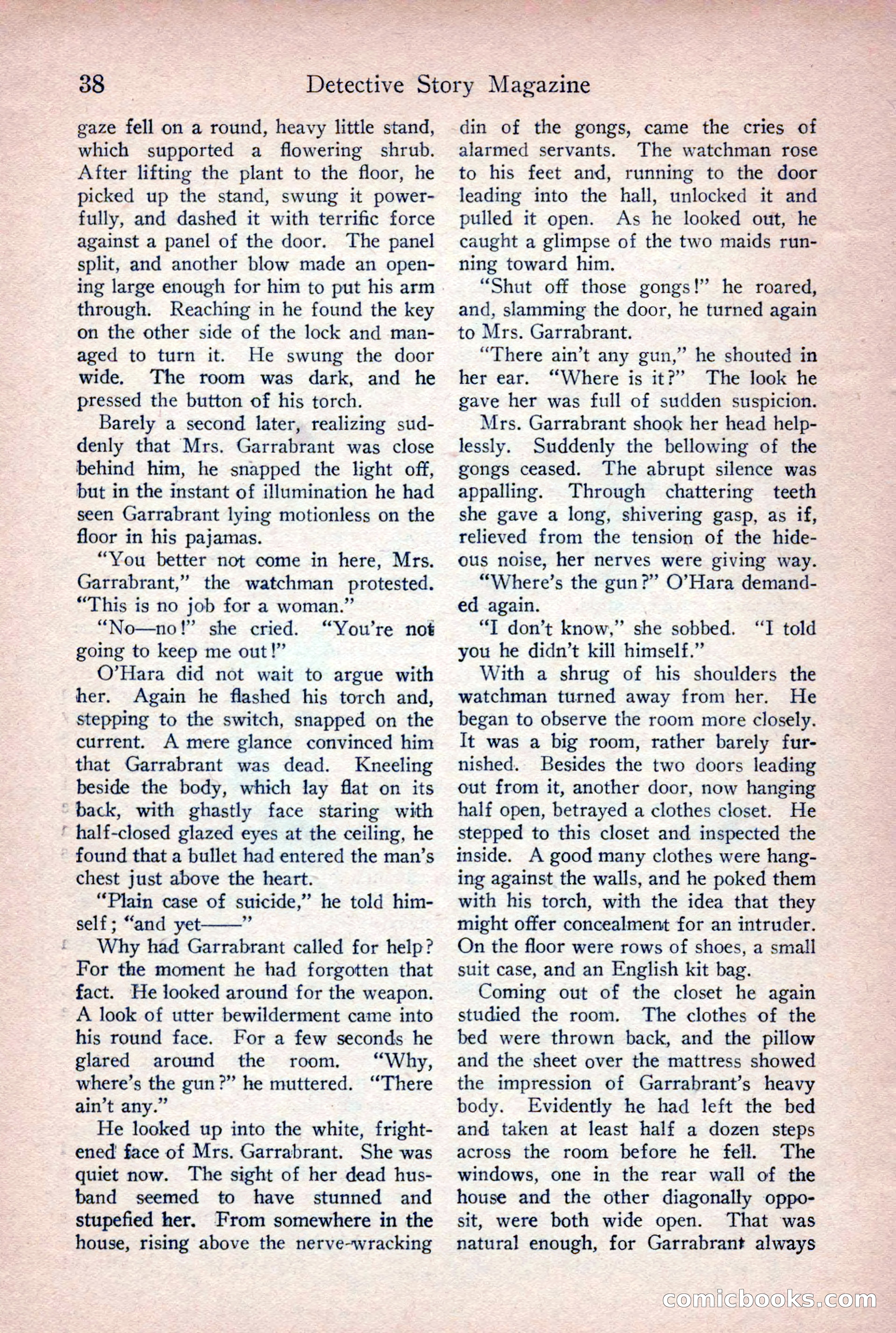 Detective Story Magazine, June 9, 1923 — page 40 of 148