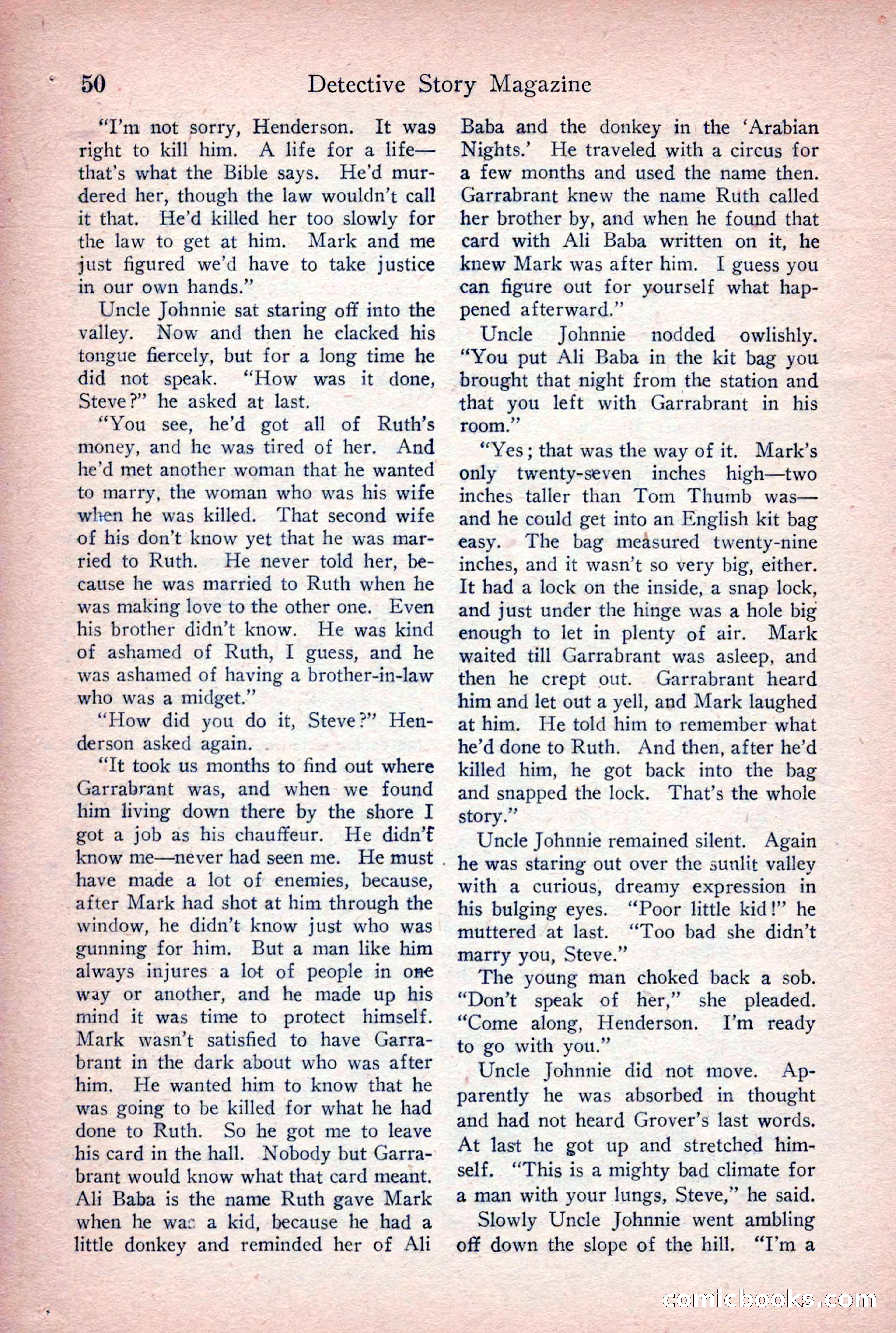 Detective Story Magazine, June 9, 1923 — page 52 of 148