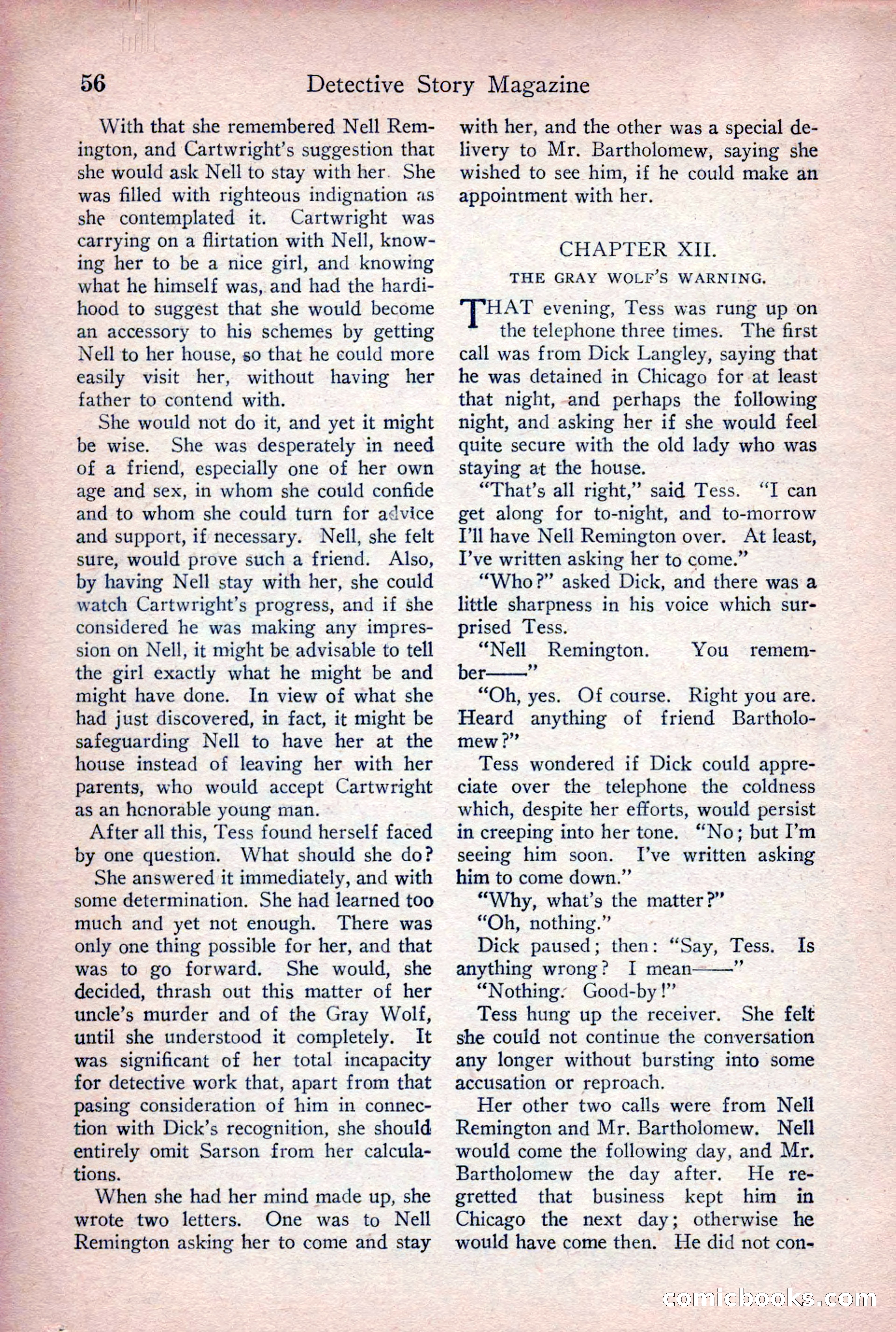 Detective Story Magazine, June 9, 1923 — page 58 of 148