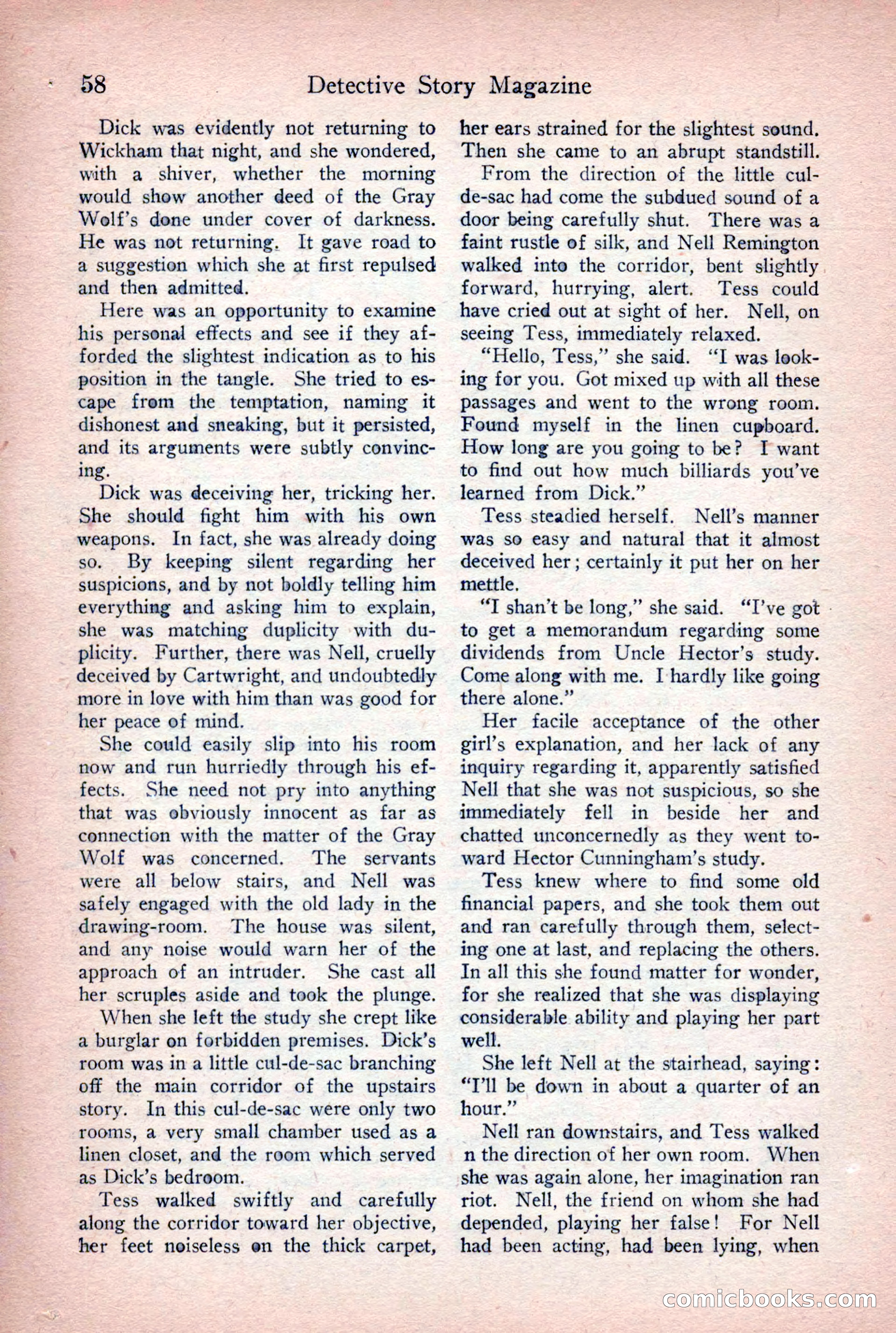 Detective Story Magazine, June 9, 1923 — page 60 of 148