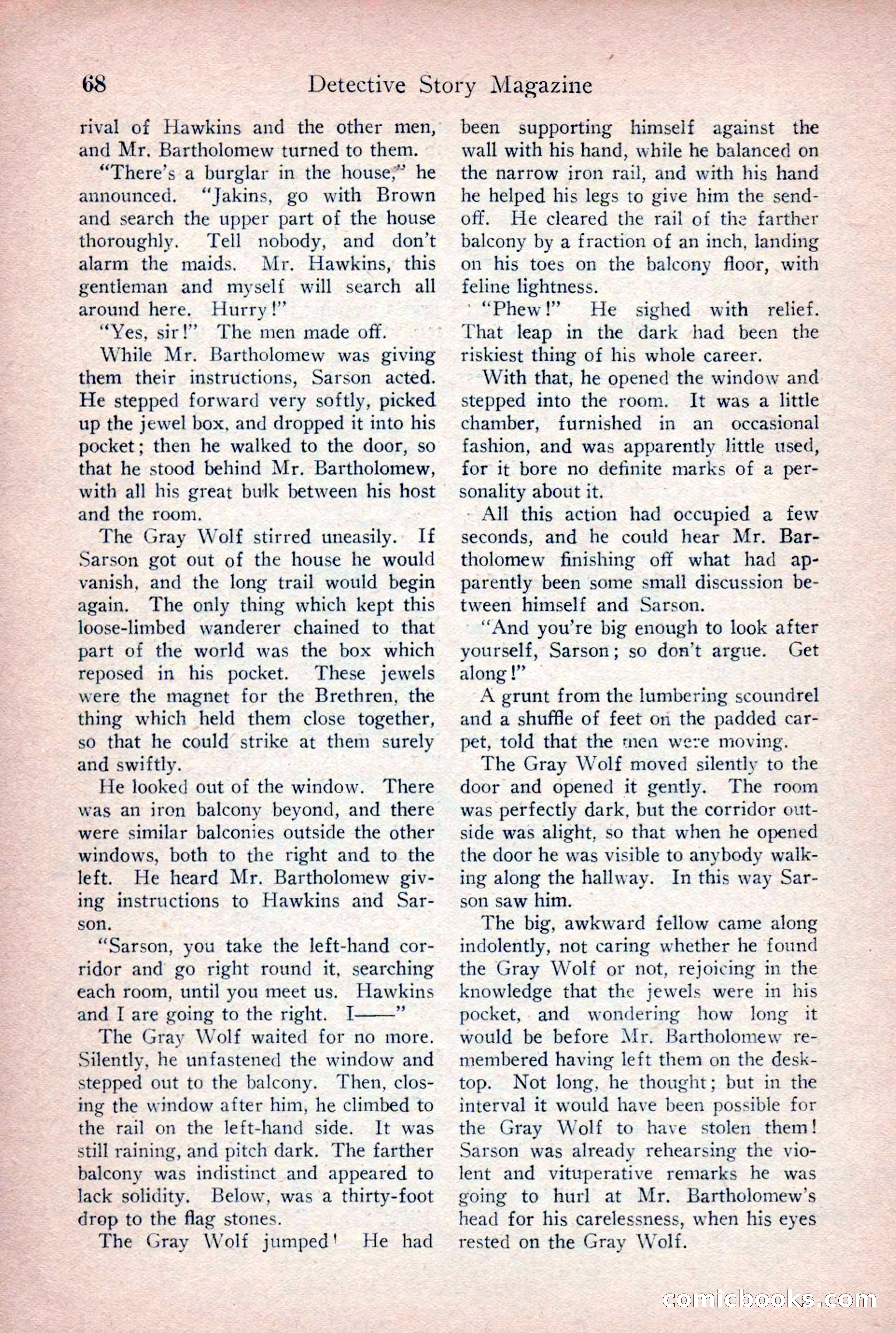 Detective Story Magazine, June 9, 1923 — page 70 of 148