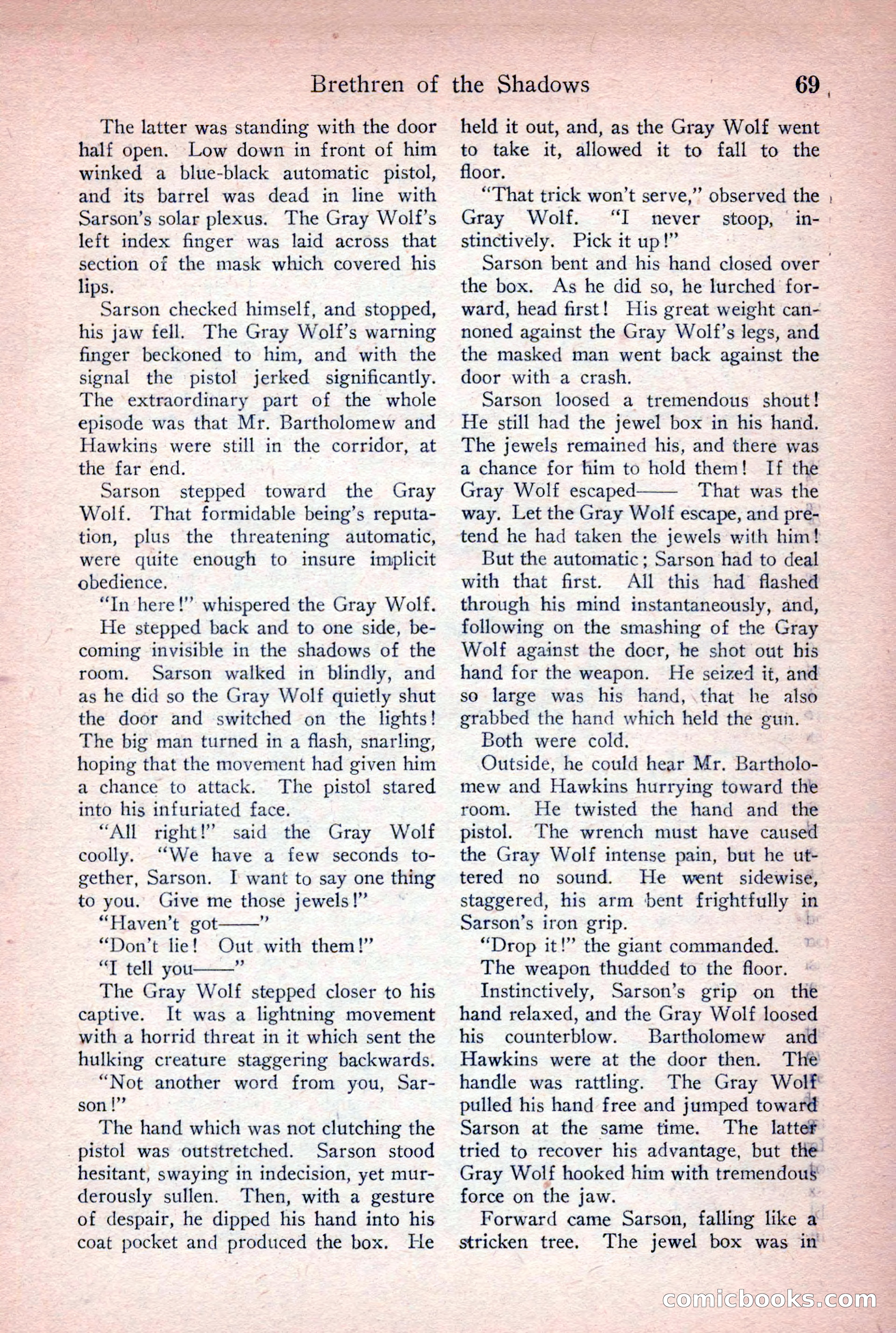 Detective Story Magazine, June 9, 1923 — page 71 of 148