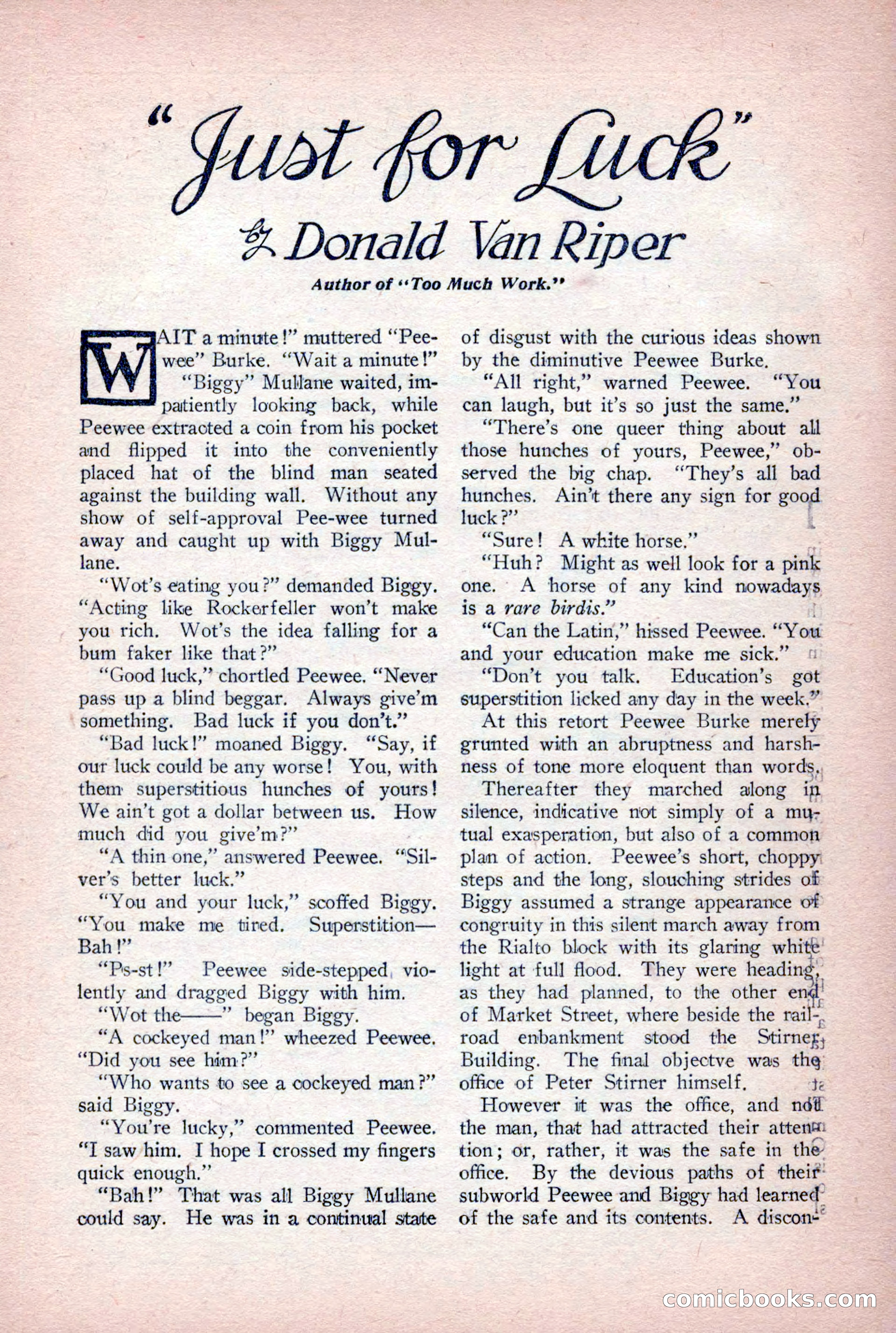 Detective Story Magazine, June 9, 1923 — page 73 of 148