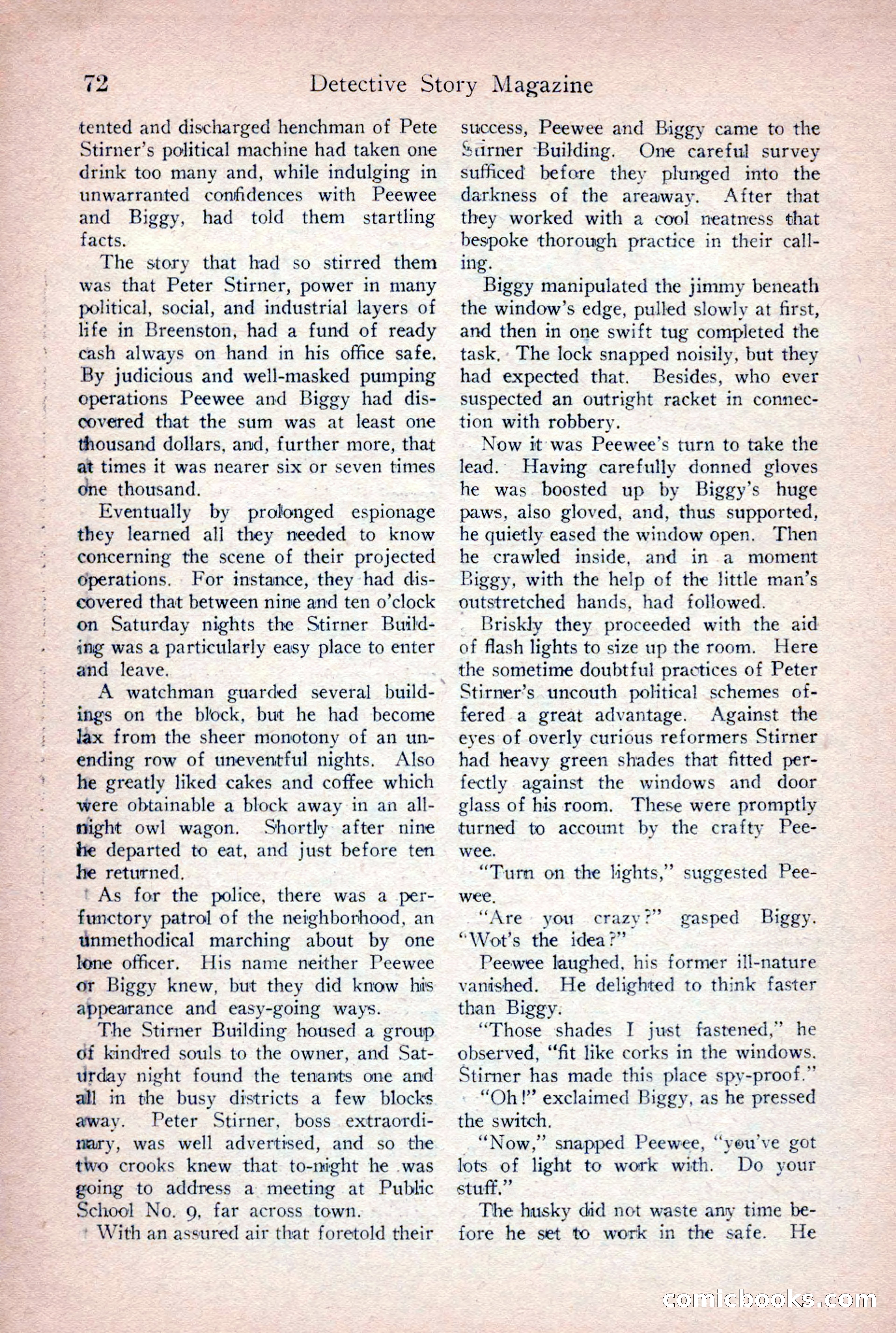 Detective Story Magazine, June 9, 1923 — page 74 of 148