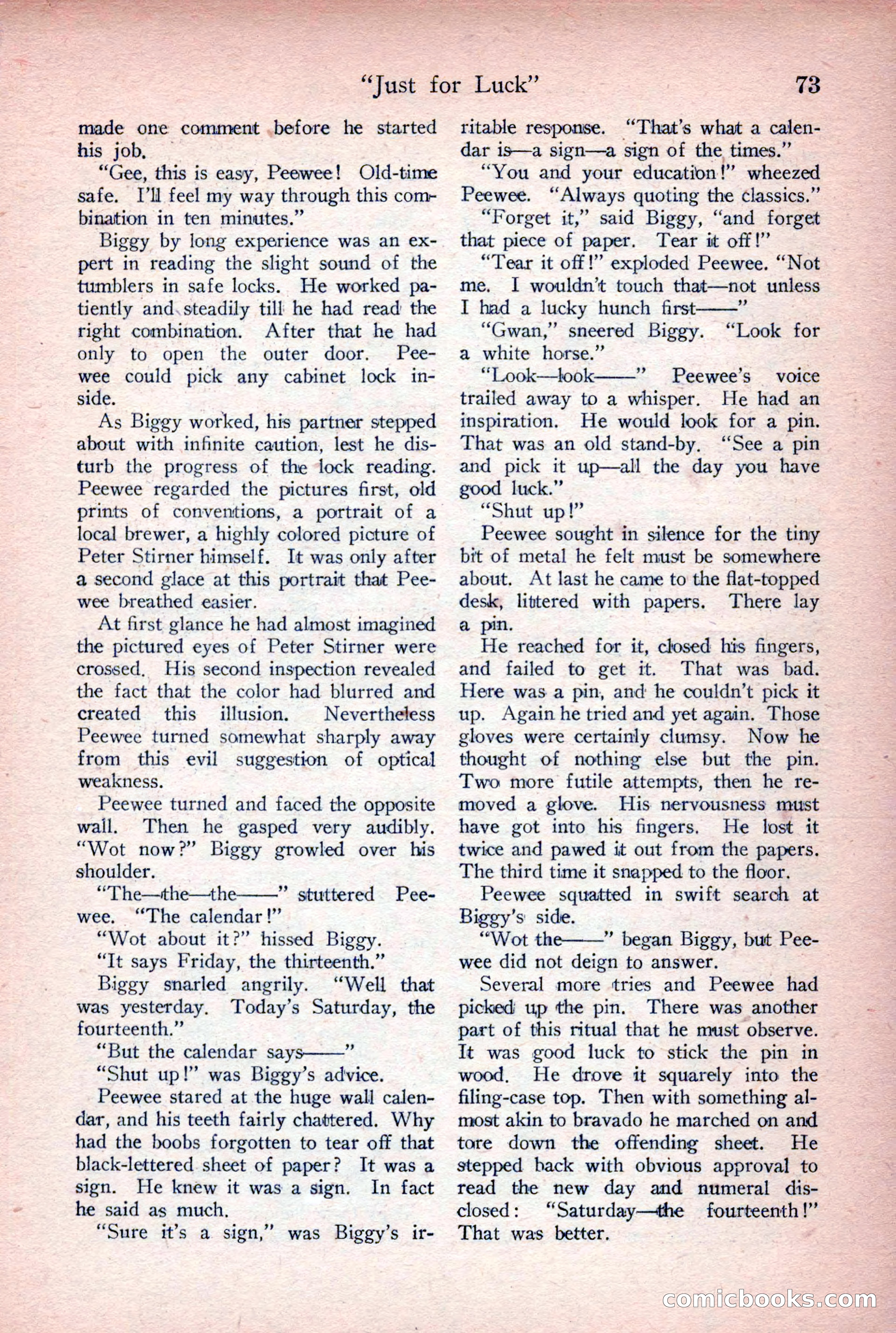 Detective Story Magazine, June 9, 1923 — page 75 of 148