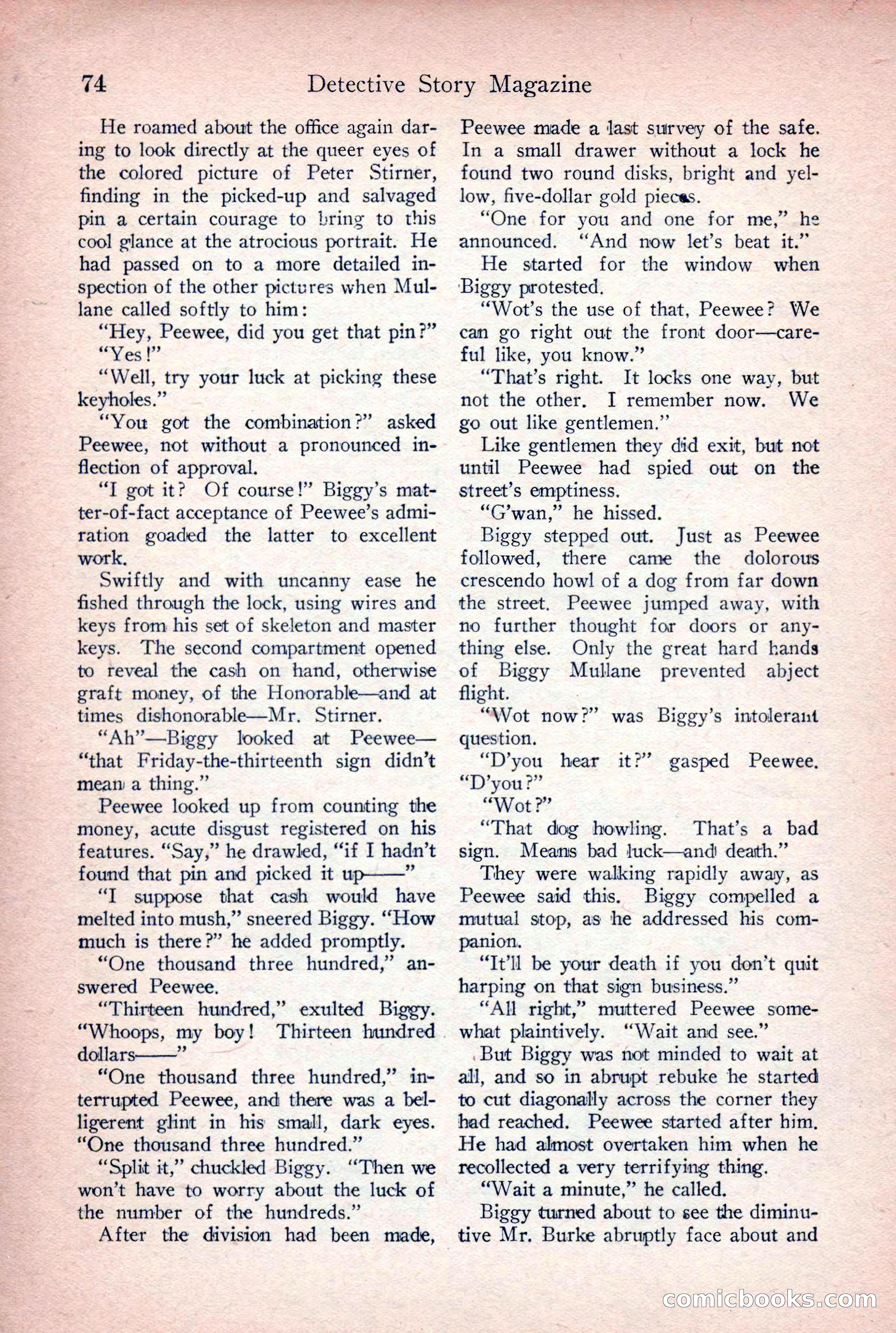 Detective Story Magazine, June 9, 1923 — page 76 of 148