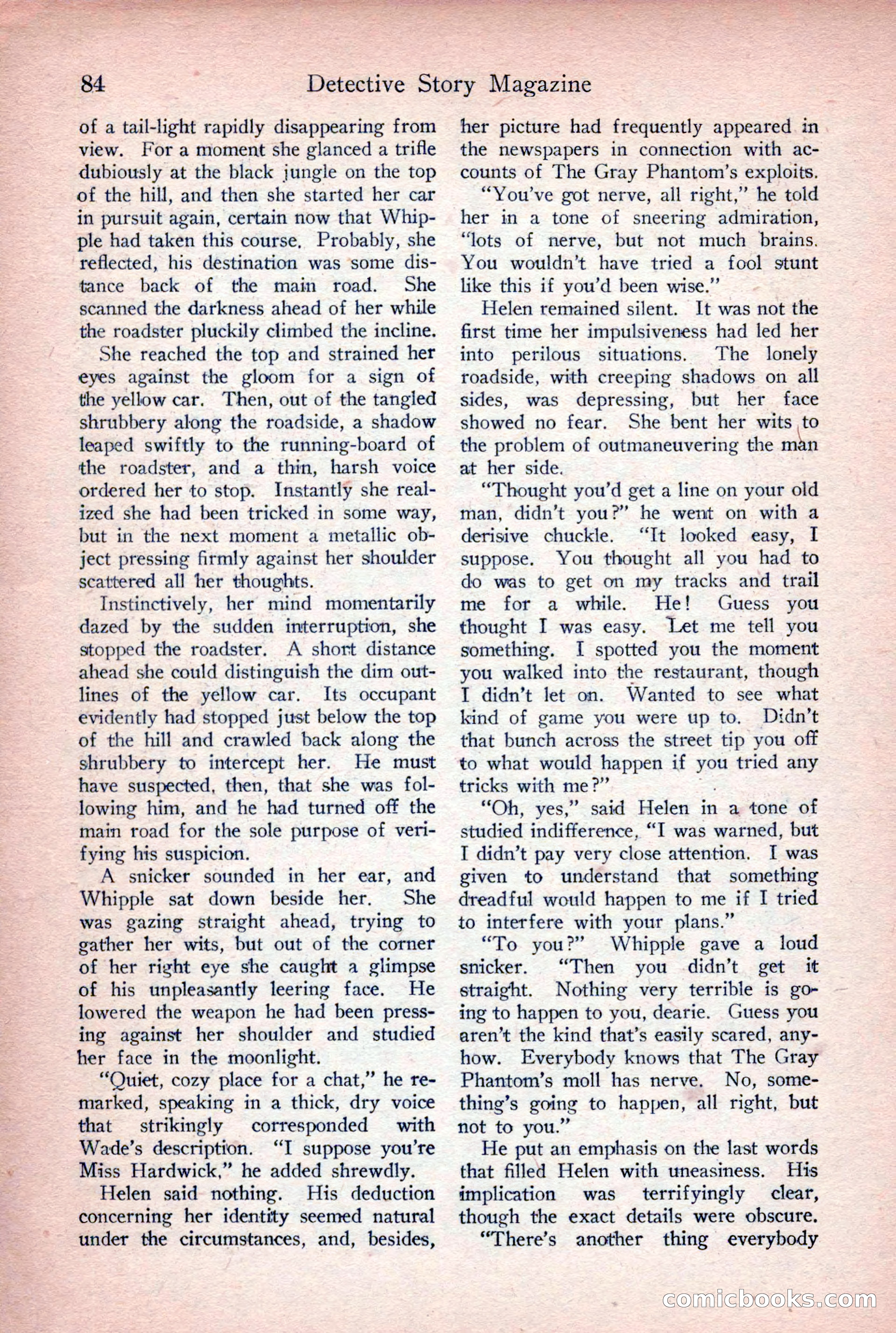 Detective Story Magazine, June 9, 1923 — page 86 of 148