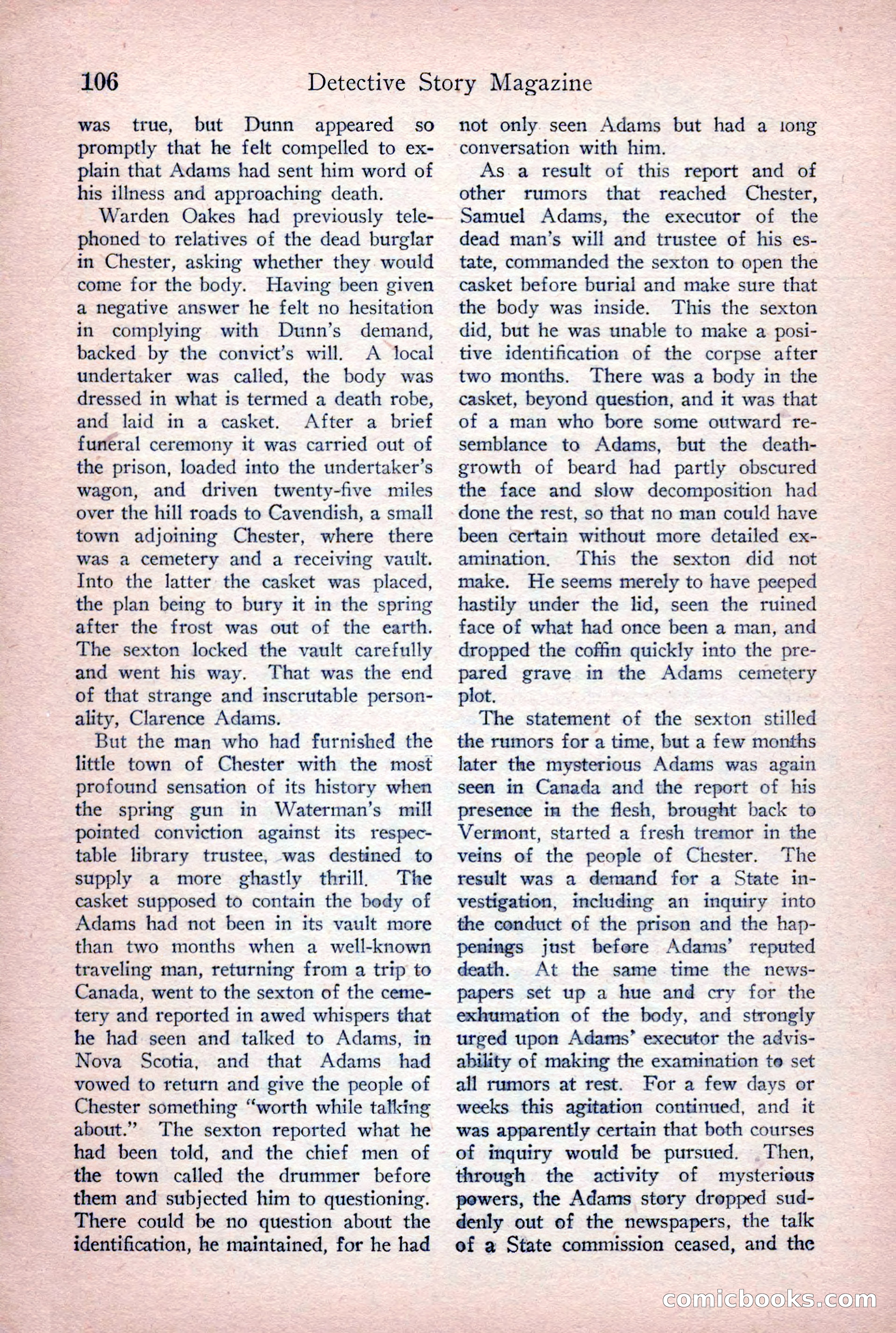 Detective Story Magazine, June 9, 1923 — page 108 of 148
