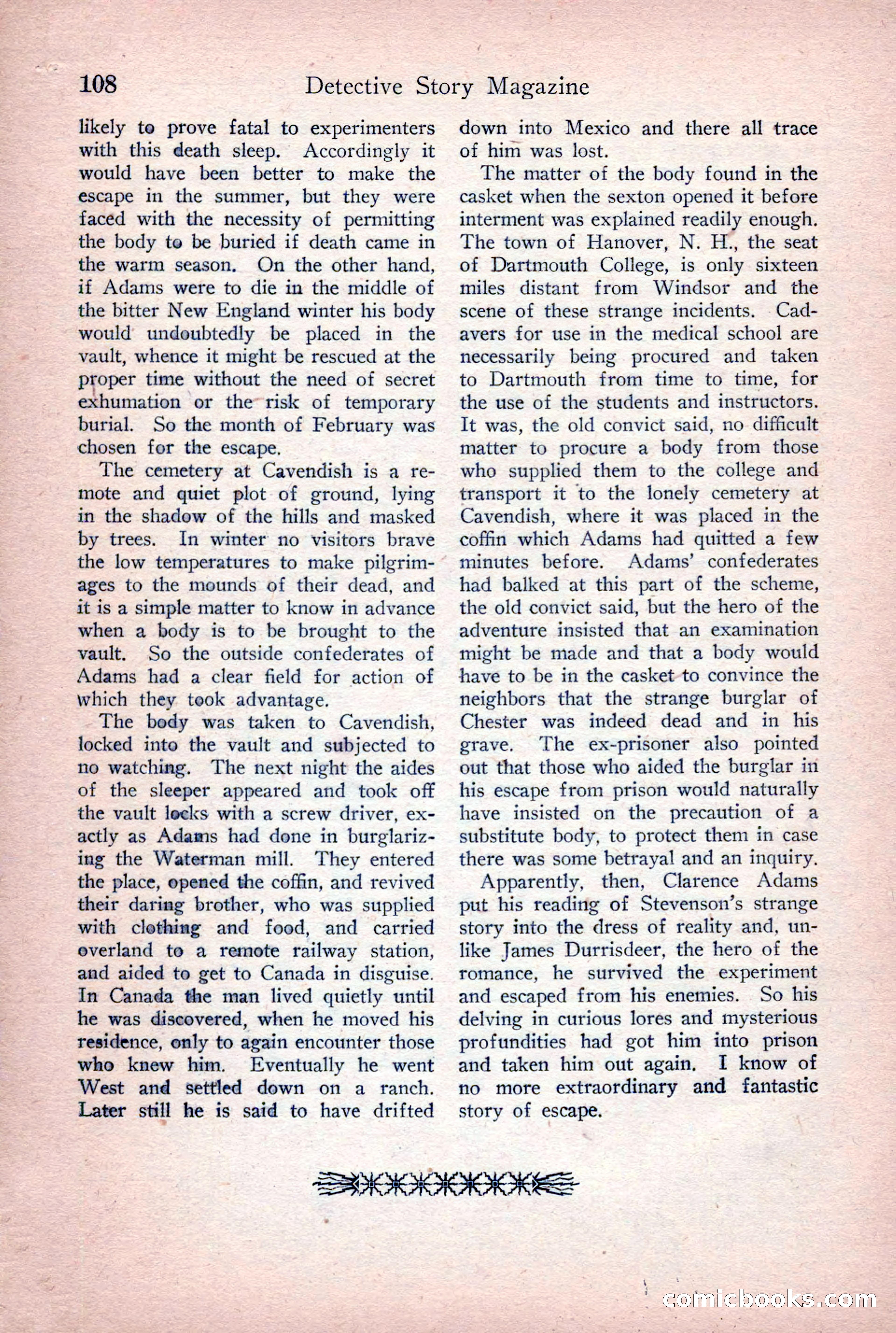 Detective Story Magazine, June 9, 1923 — page 110 of 148