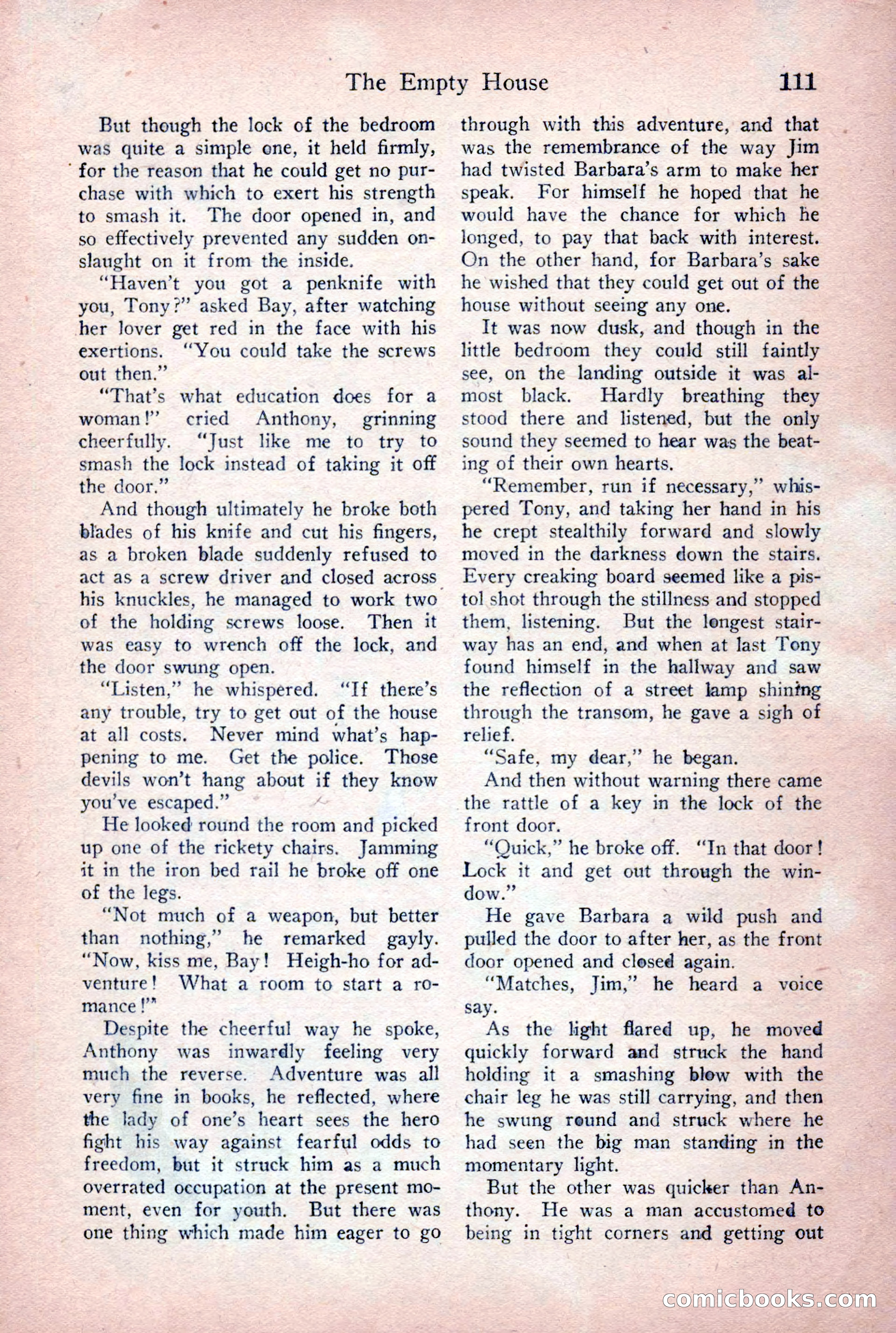 Detective Story Magazine, June 9, 1923 — page 113 of 148