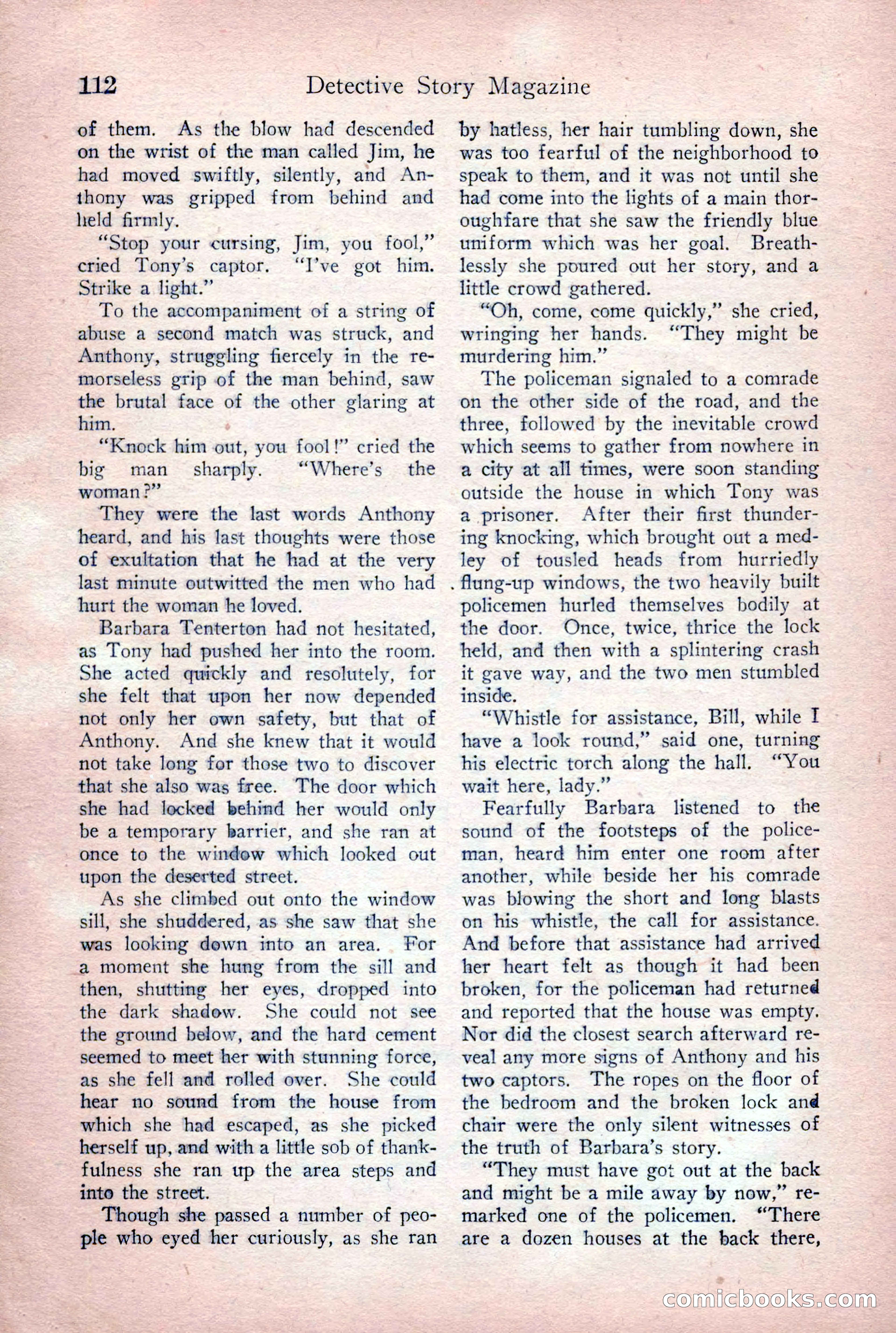 Detective Story Magazine, June 9, 1923 — page 114 of 148