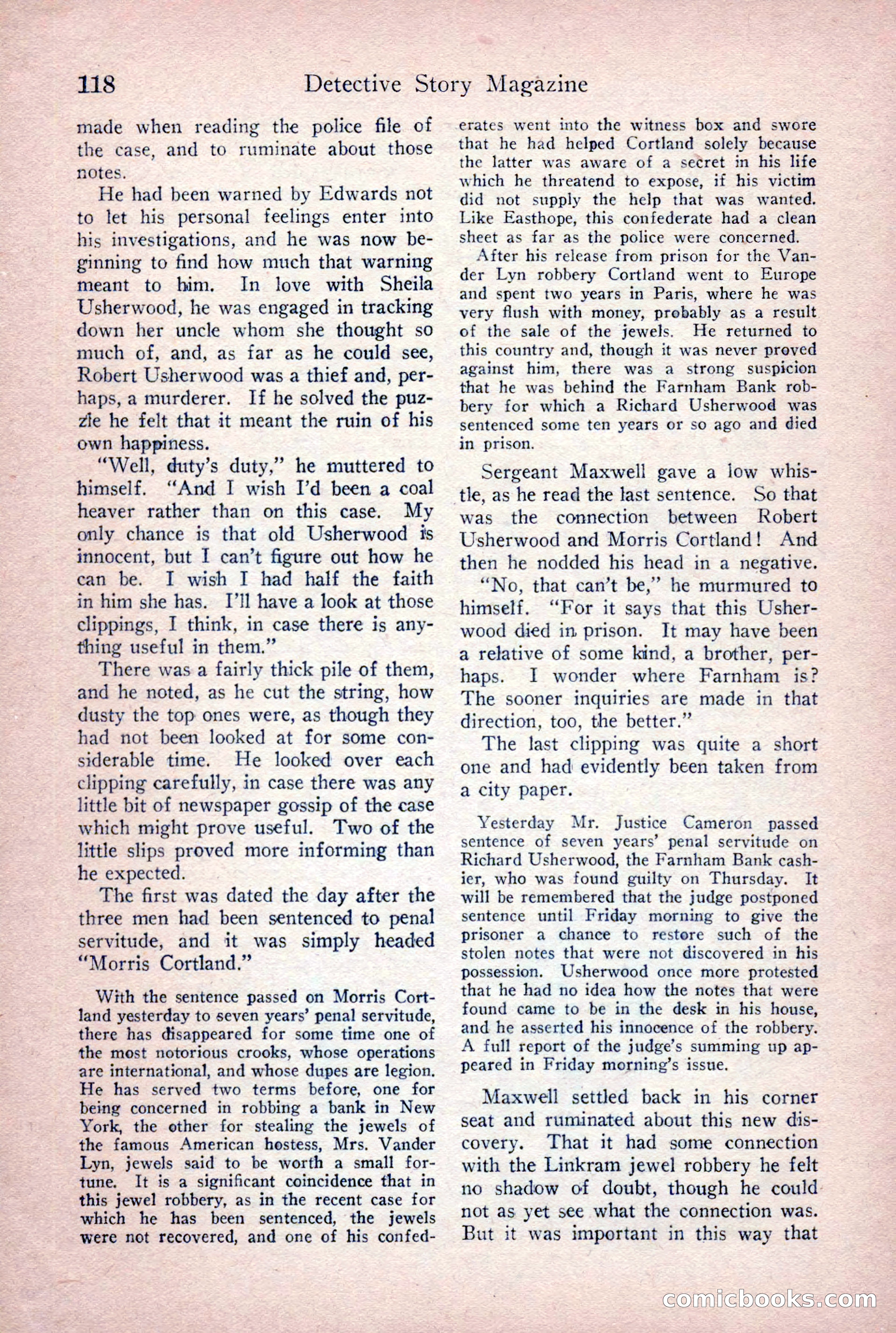 Detective Story Magazine, June 9, 1923 — page 120 of 148