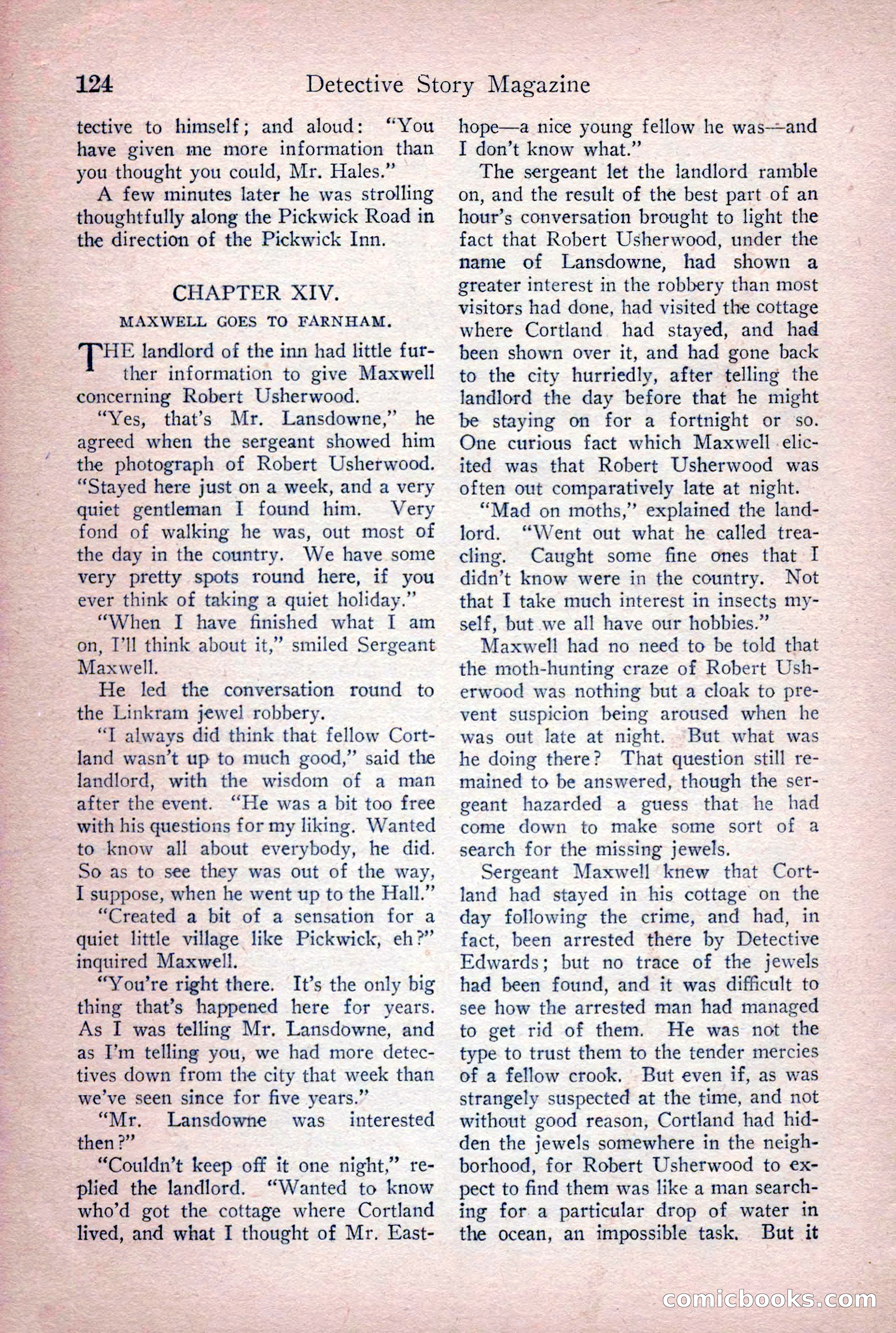 Detective Story Magazine, June 9, 1923 — page 126 of 148