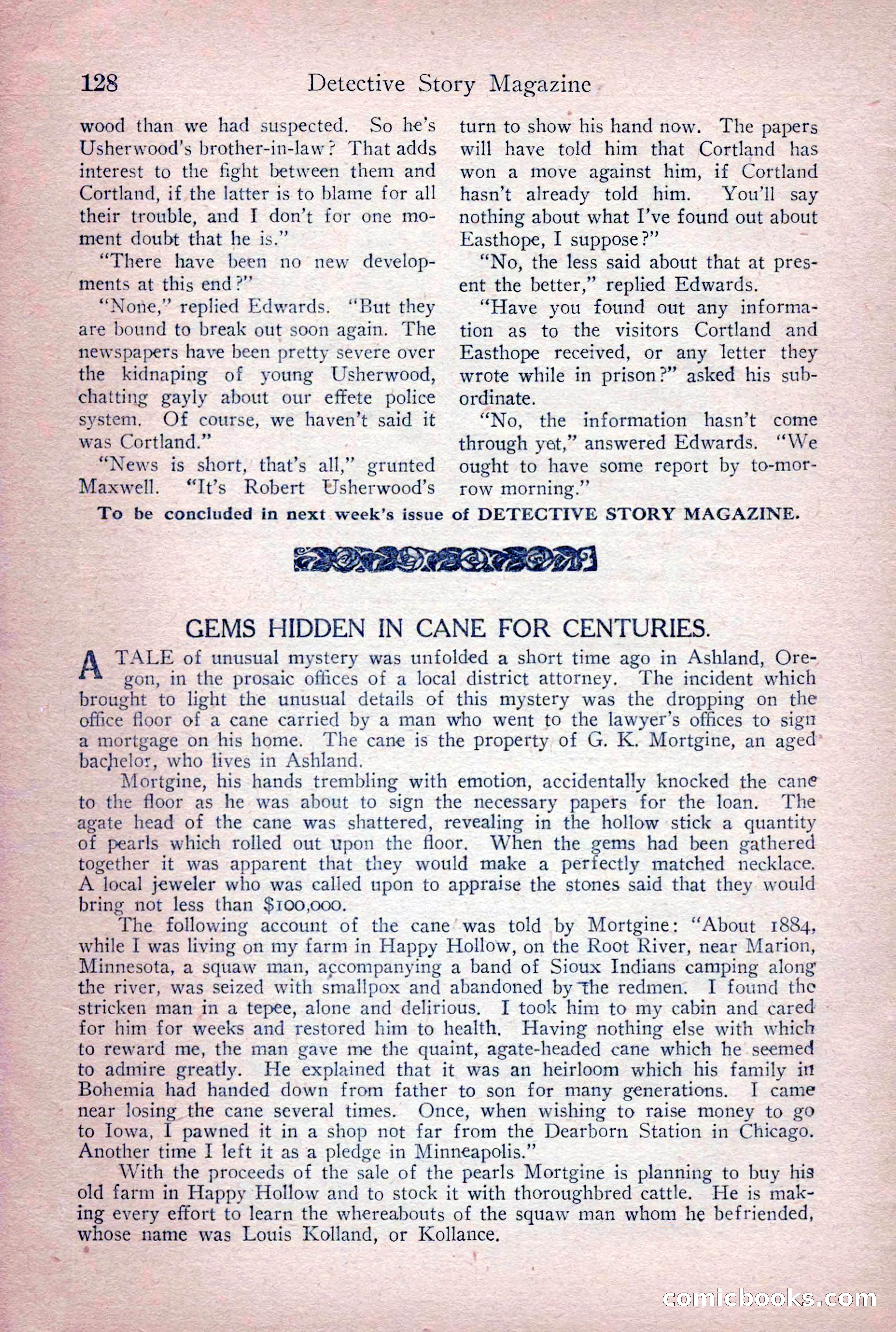 Detective Story Magazine, June 9, 1923 — page 130 of 148