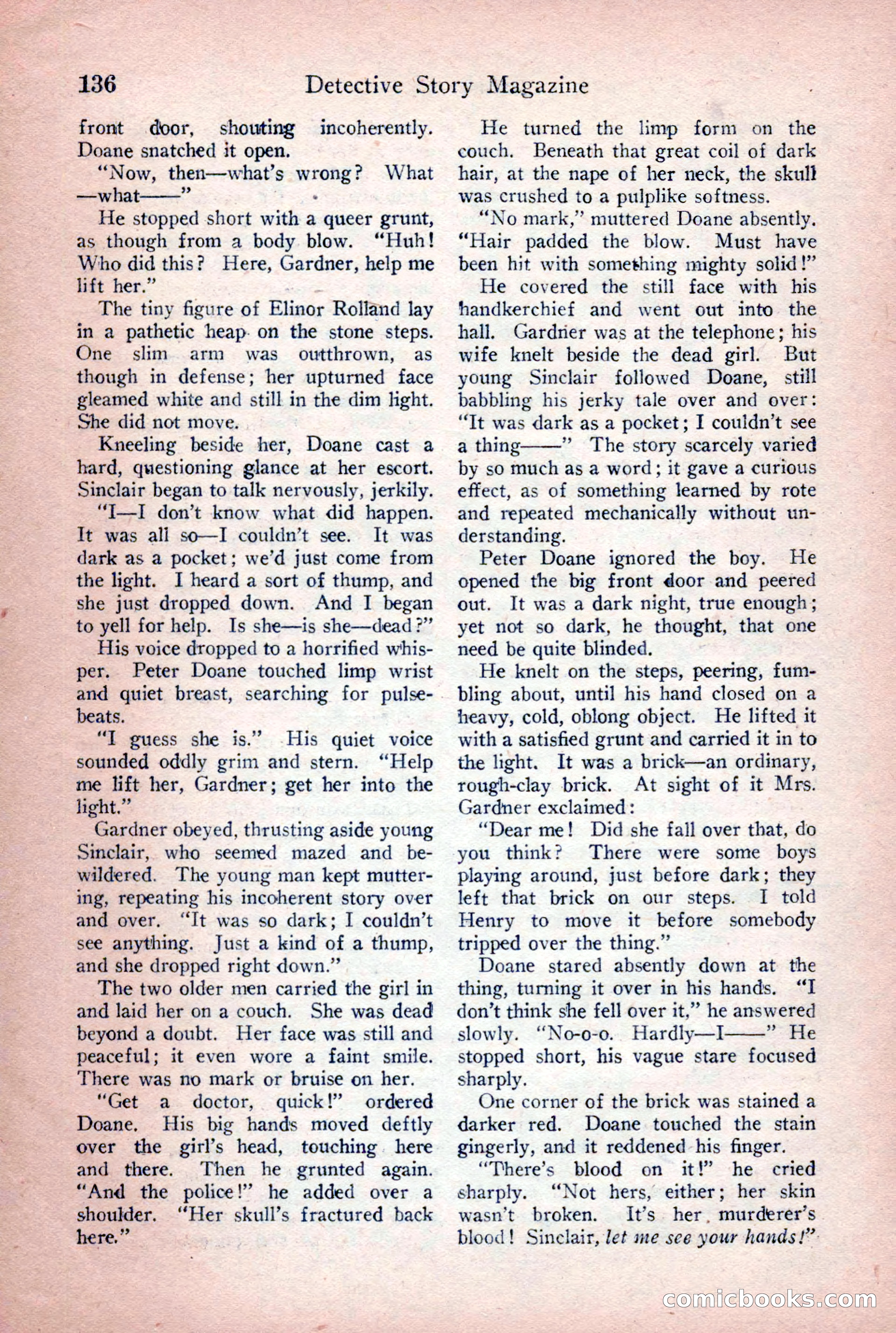 Detective Story Magazine, June 9, 1923 — page 138 of 148