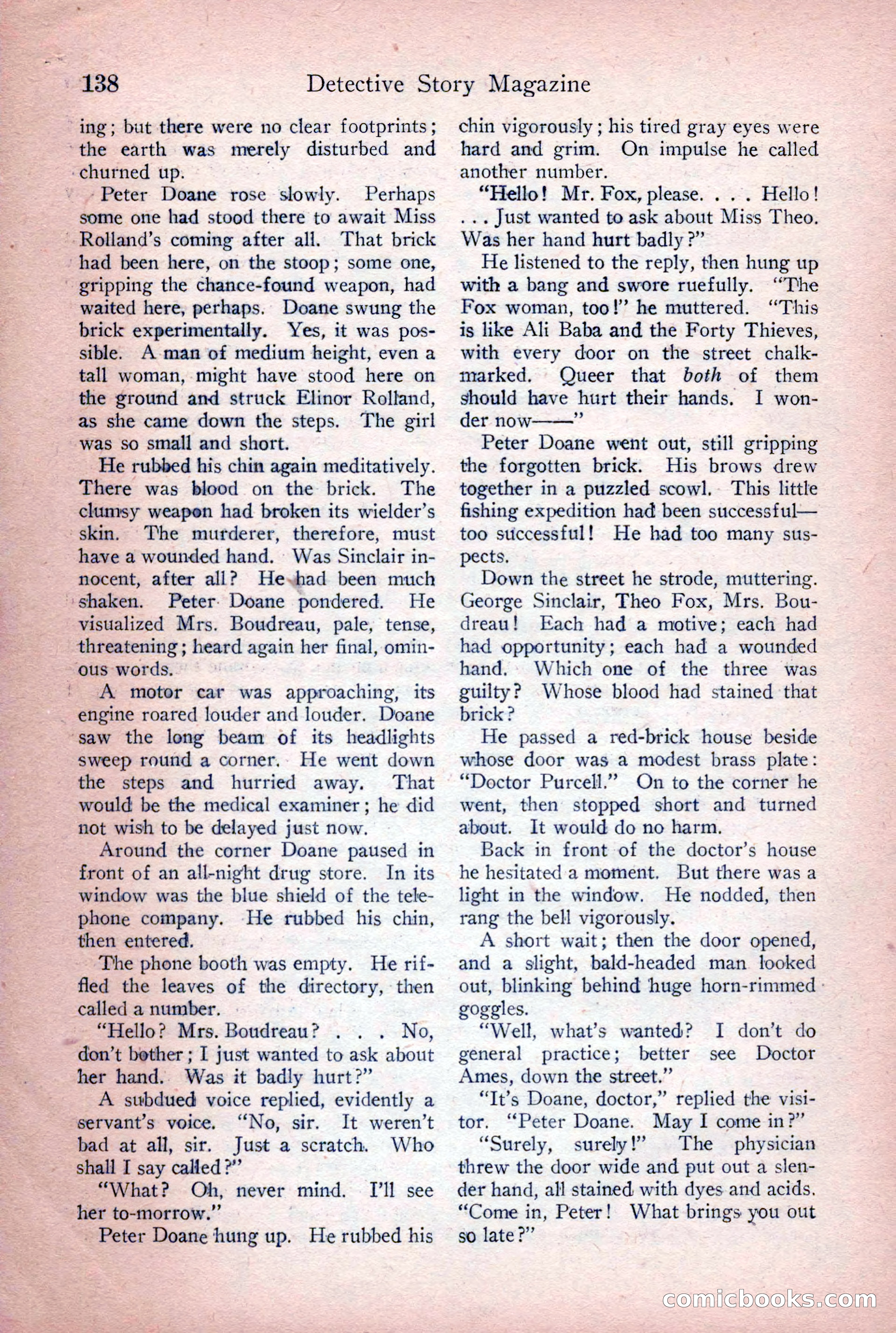 Detective Story Magazine, June 9, 1923 — page 140 of 148