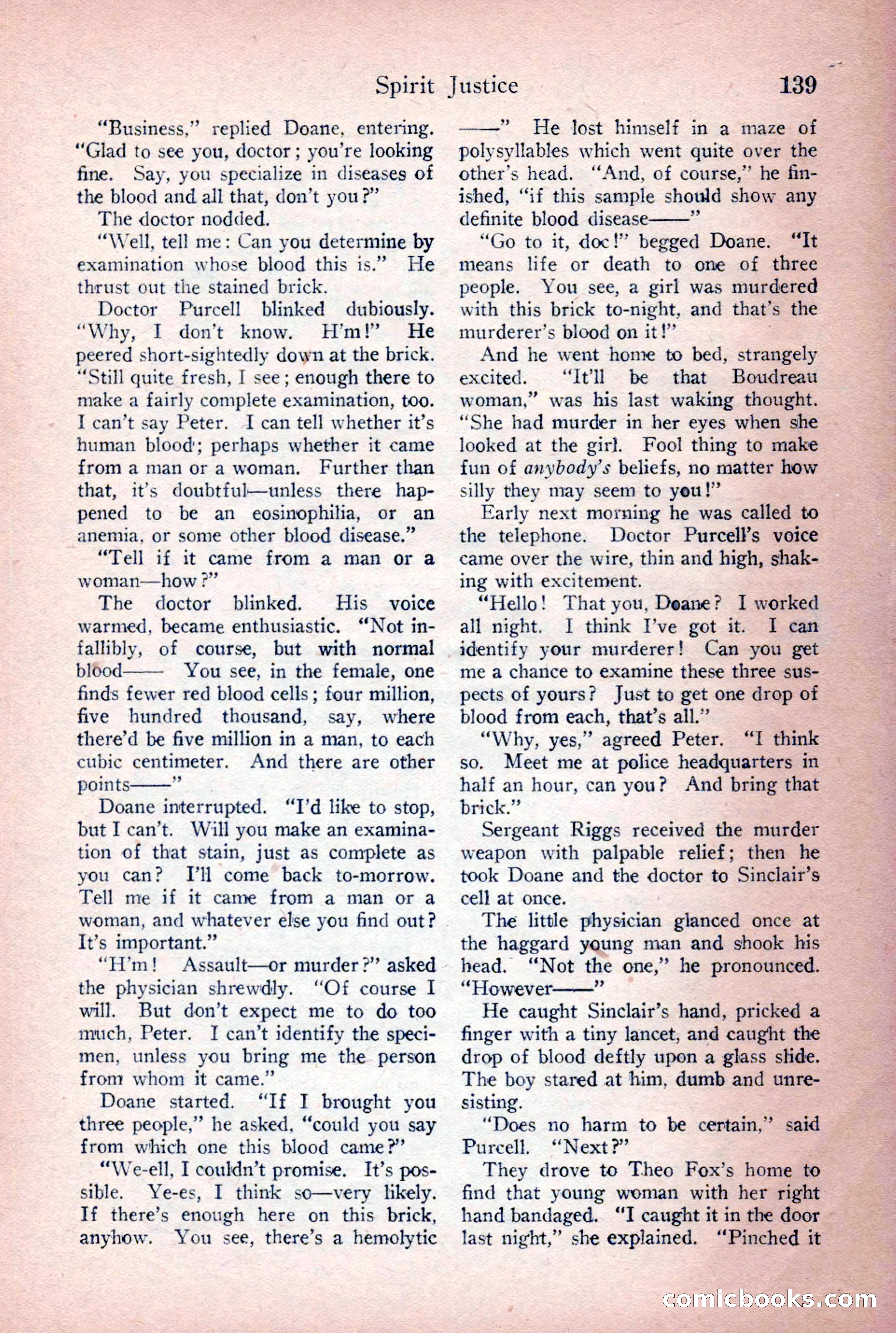 Detective Story Magazine, June 9, 1923 — page 141 of 148