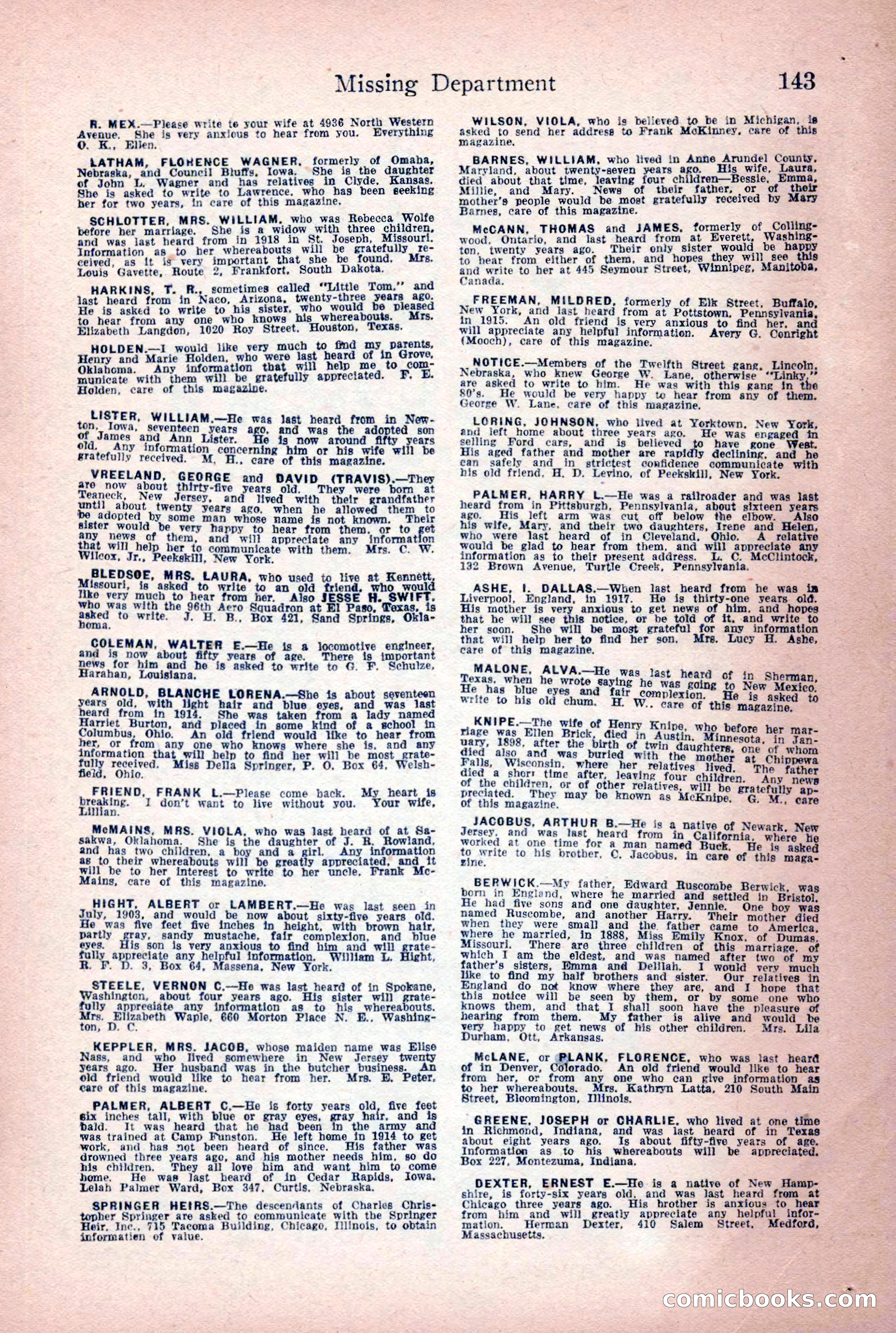 Detective Story Magazine, June 9, 1923 — page 145 of 148