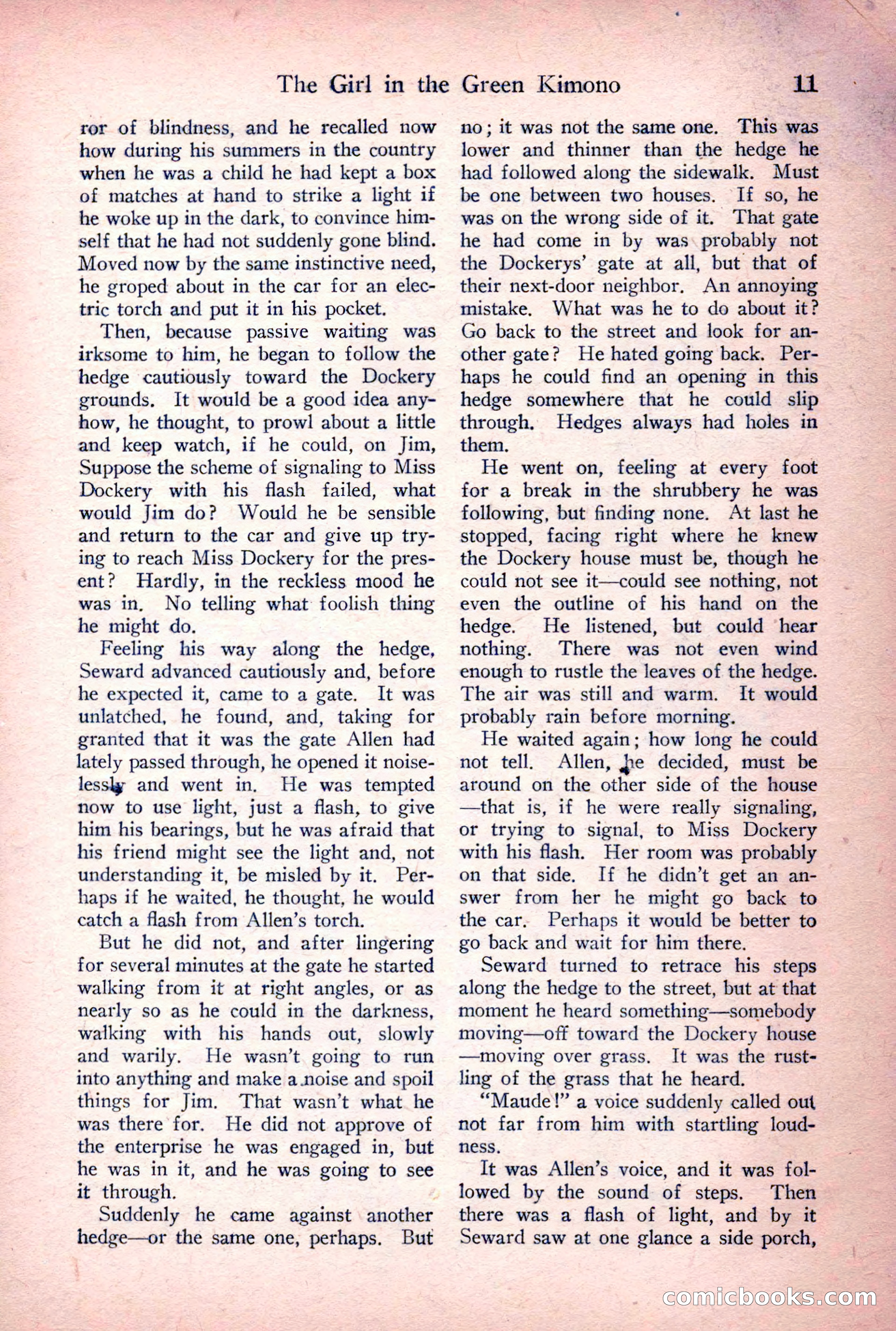 Detective Story Magazine, June 23, 1923 — page 13 of 148
