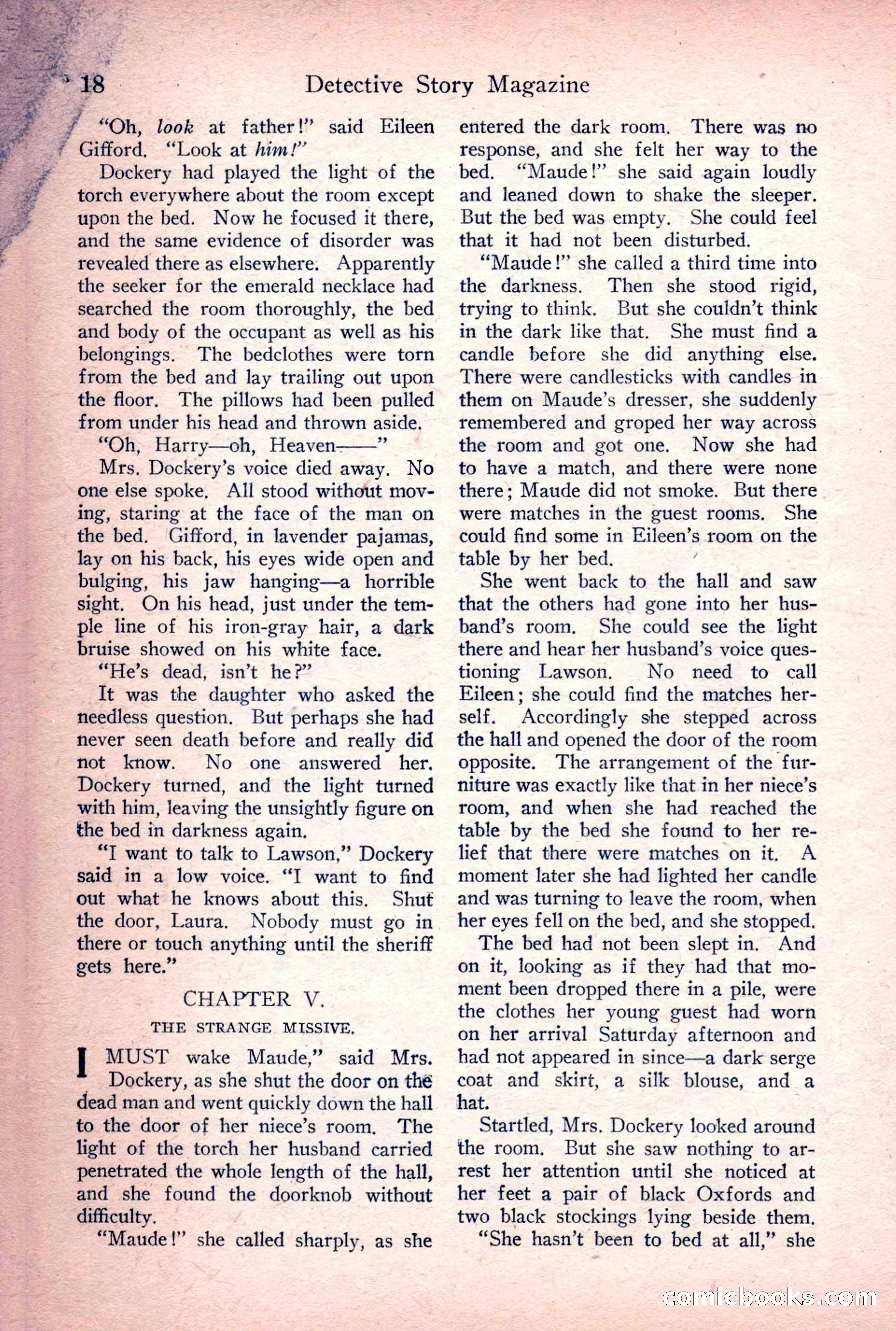 Detective Story Magazine, June 23, 1923 — page 20 of 148