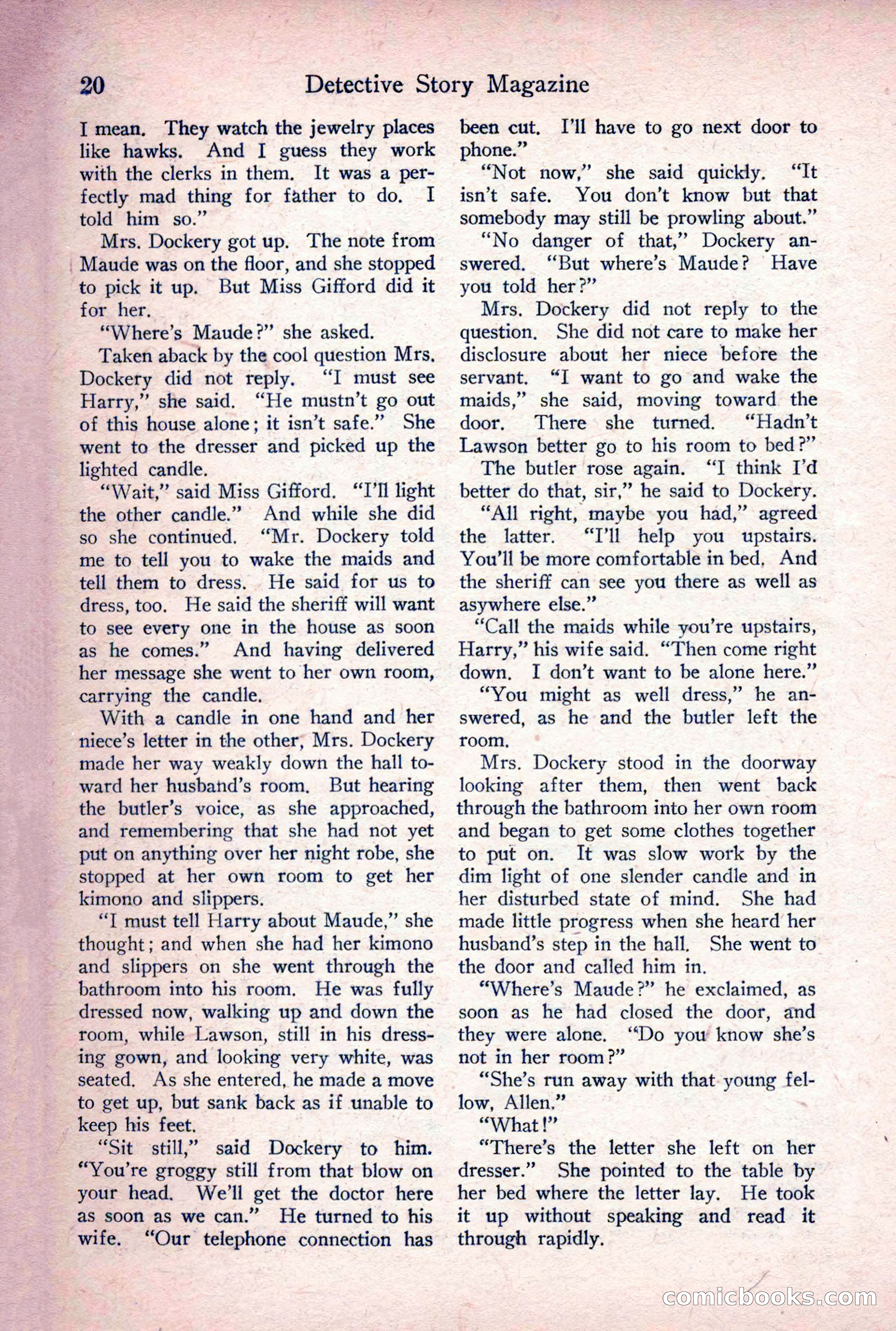 Detective Story Magazine, June 23, 1923 — page 22 of 148