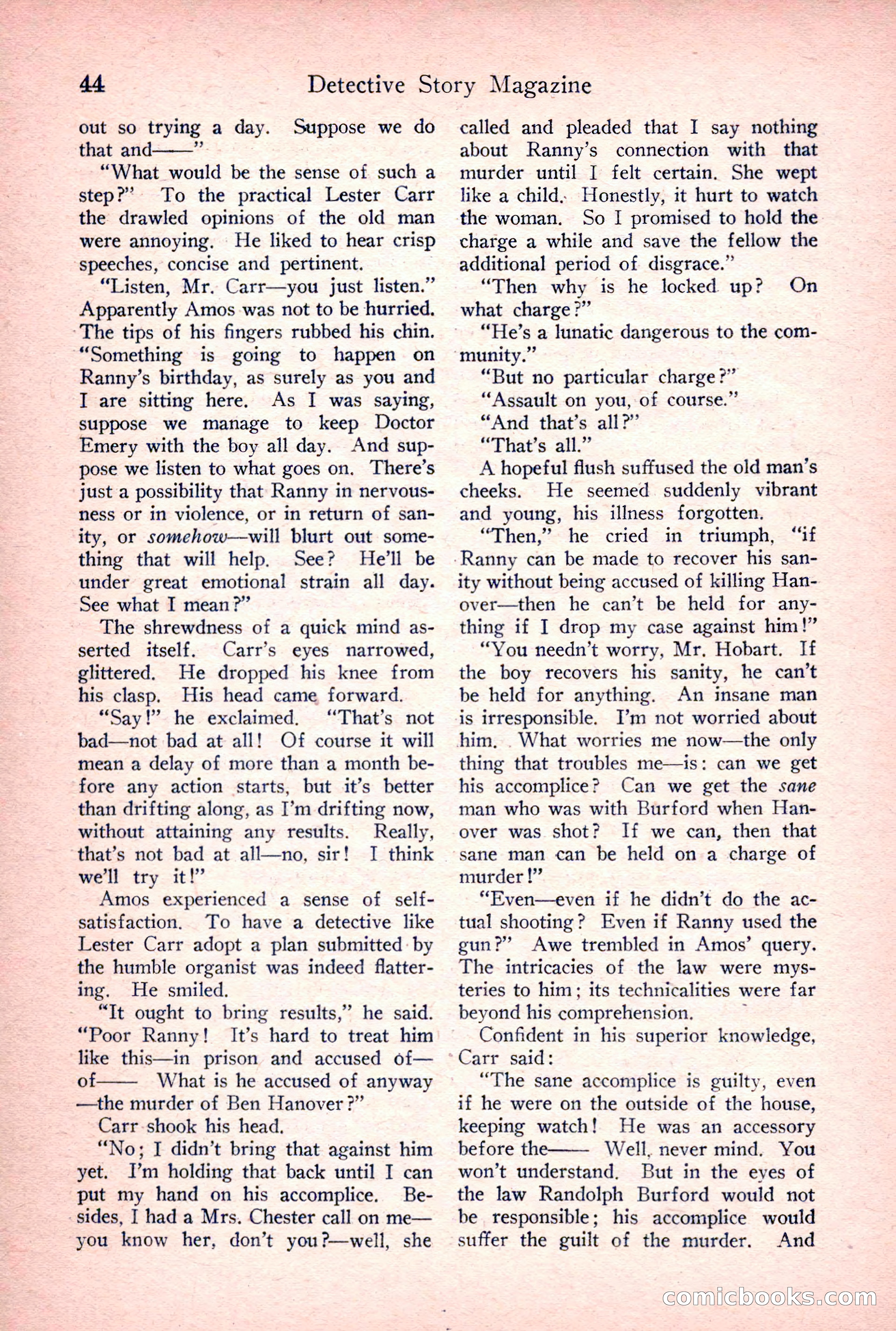 Detective Story Magazine, June 23, 1923 — page 46 of 148