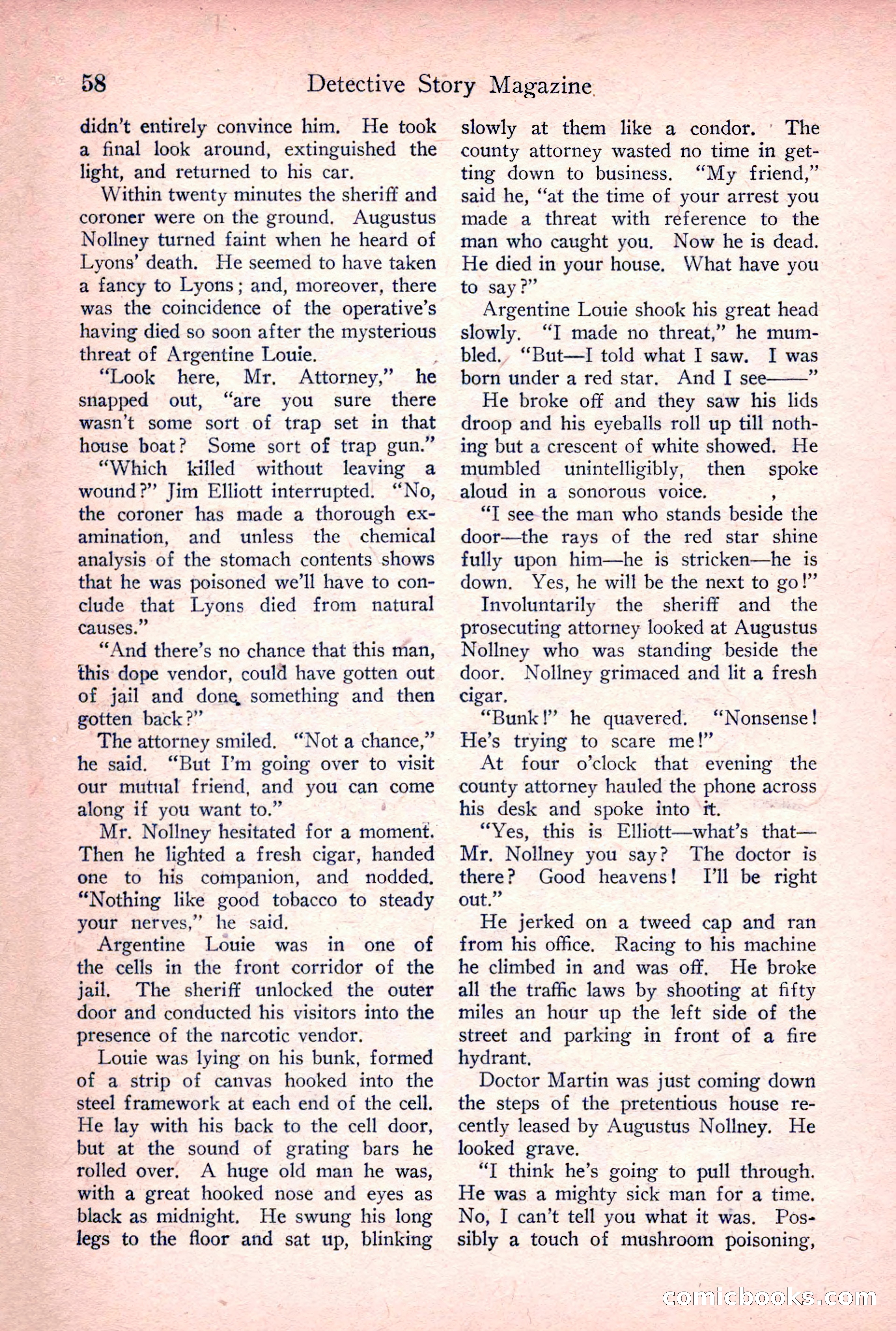 Detective Story Magazine, June 23, 1923 — page 60 of 148
