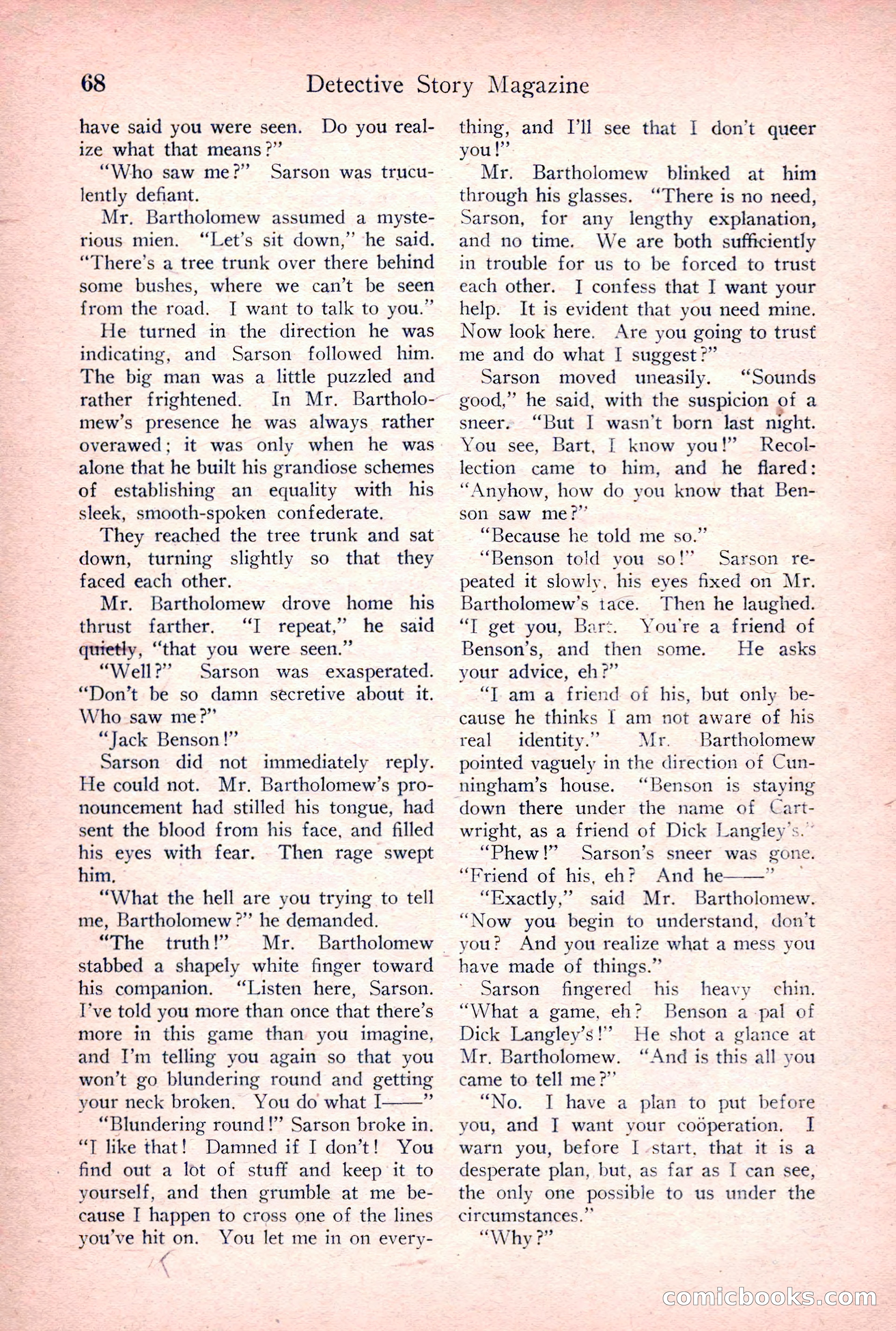 Detective Story Magazine, June 23, 1923 — page 70 of 148