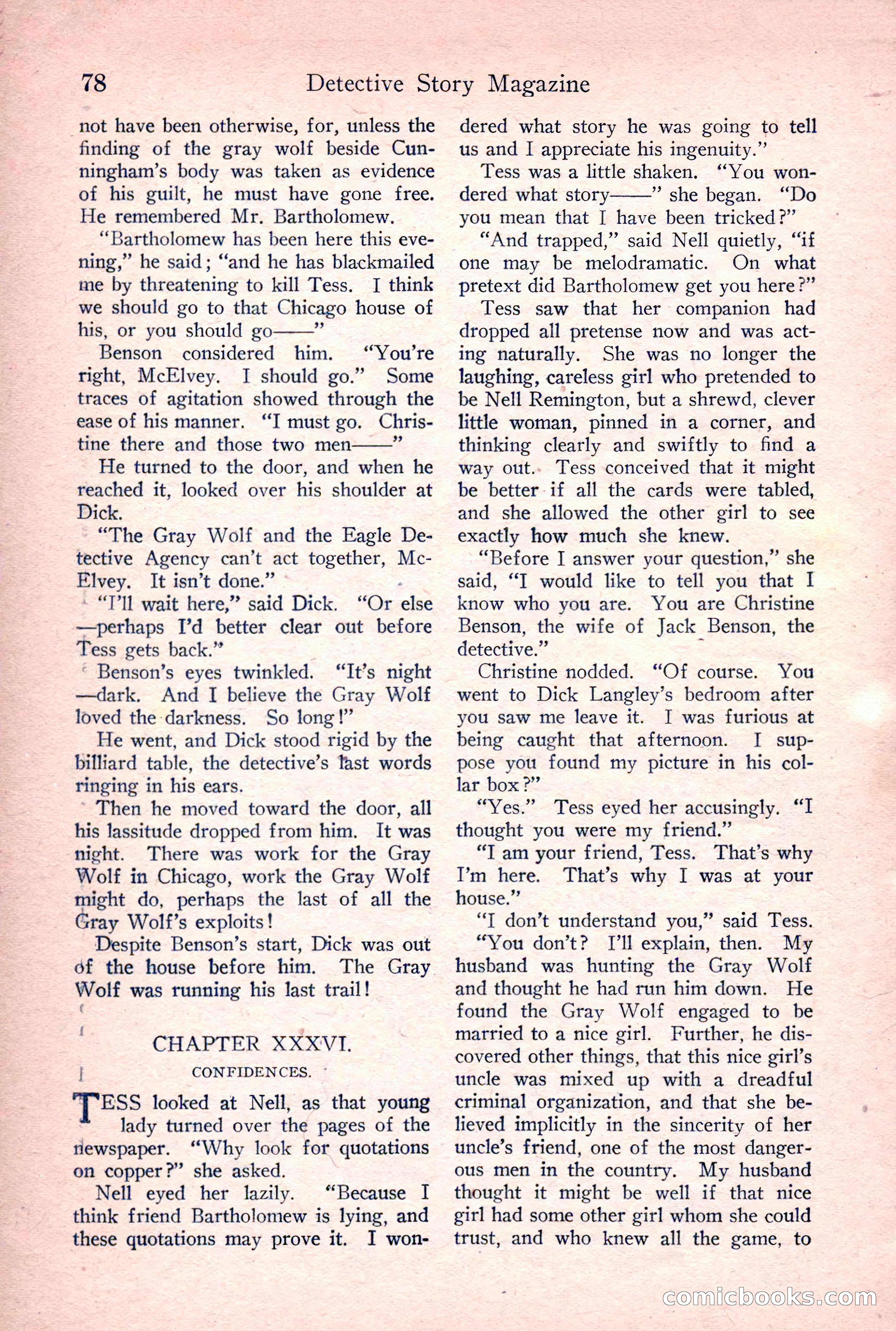 Detective Story Magazine, June 23, 1923 — page 80 of 148