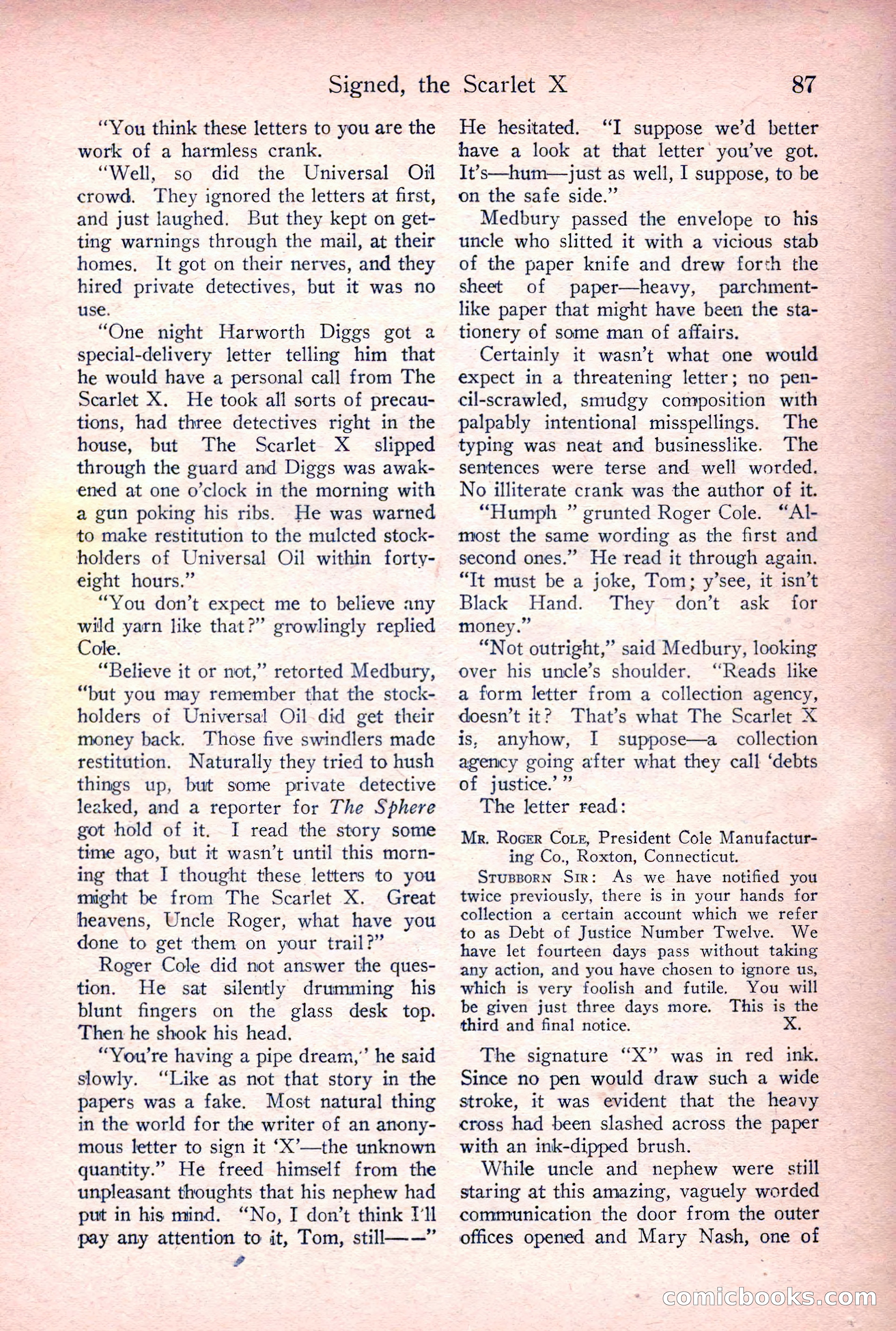 Detective Story Magazine, June 23, 1923 — page 89 of 148