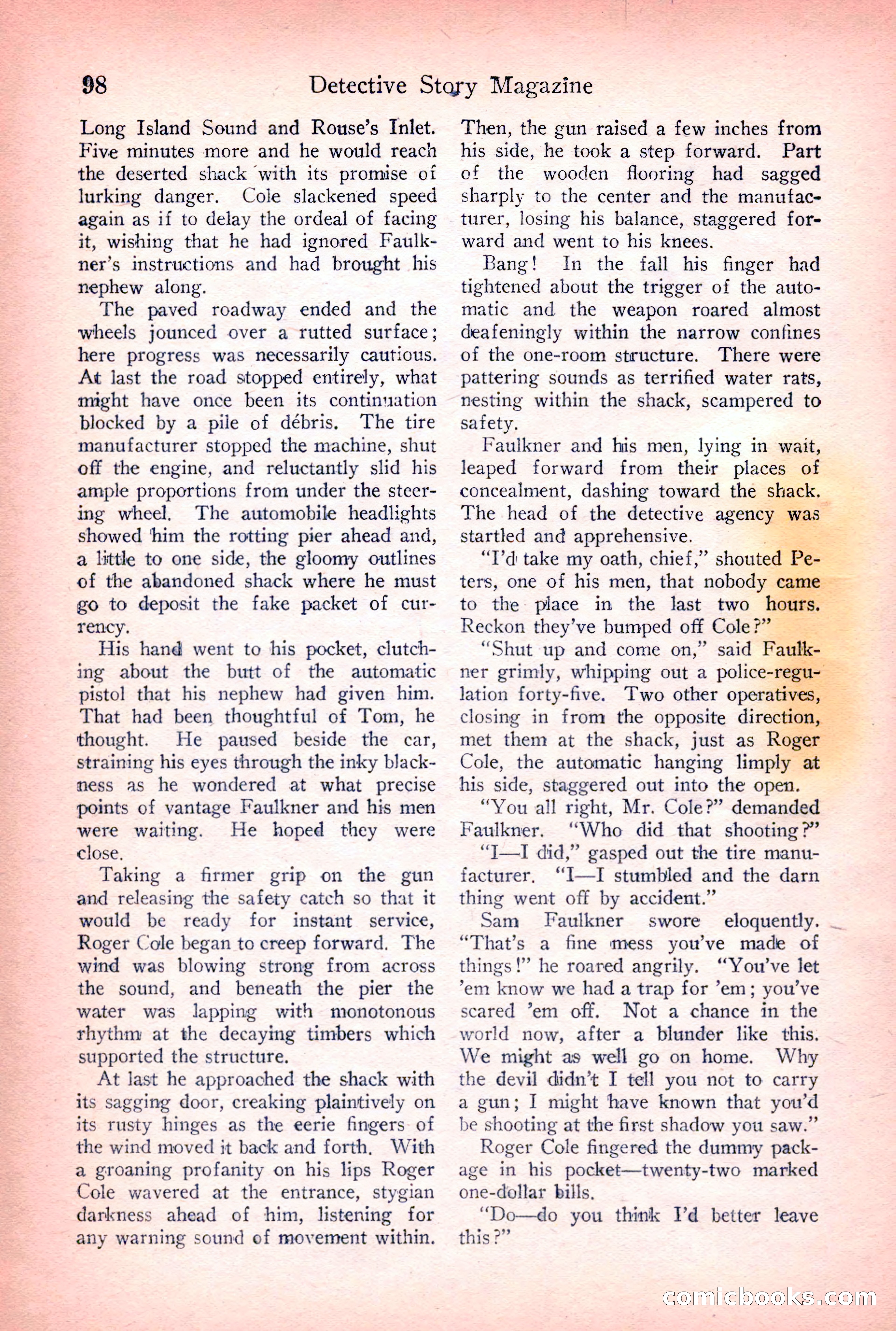 Detective Story Magazine, June 23, 1923 — page 100 of 148