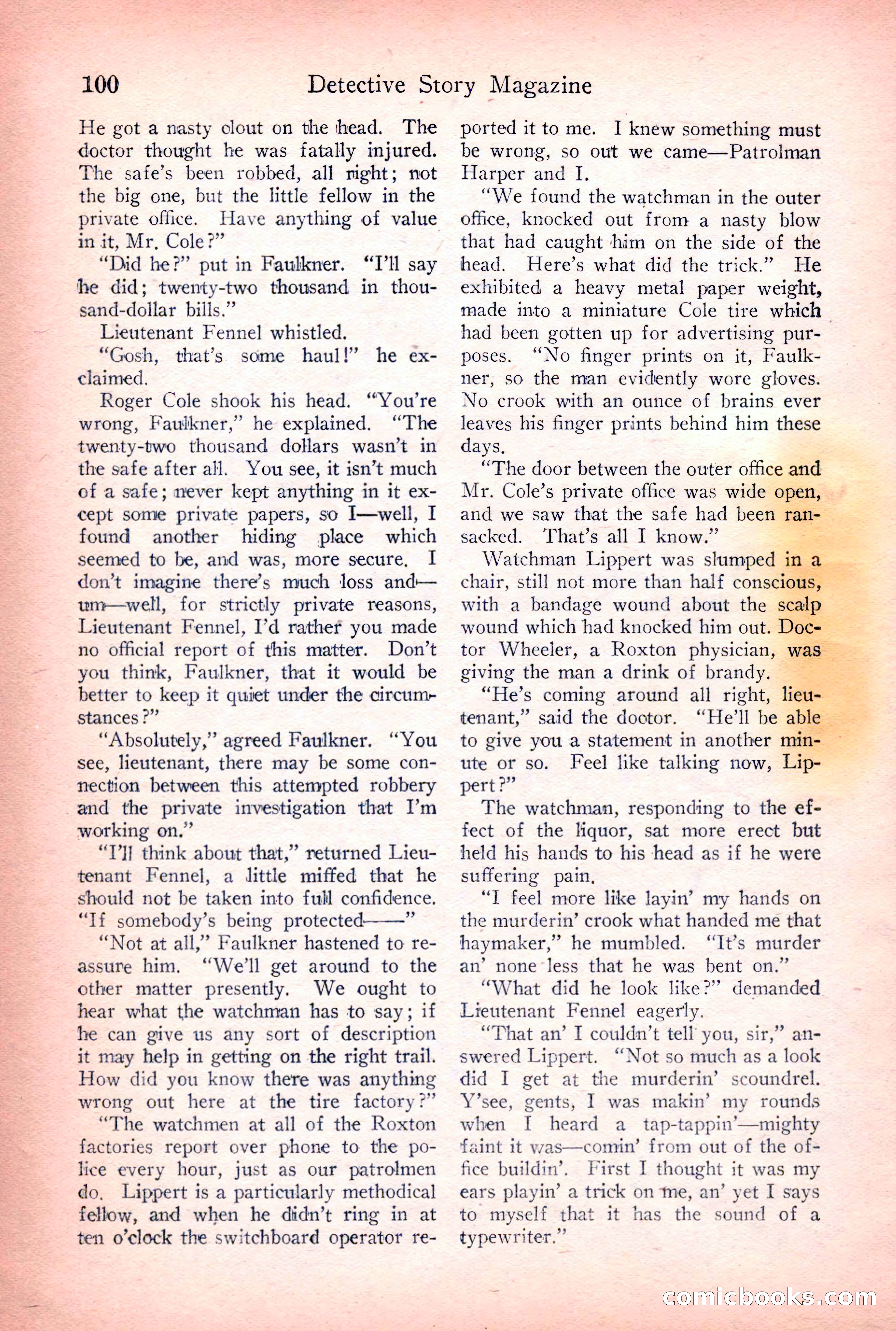 Detective Story Magazine, June 23, 1923 — page 102 of 148