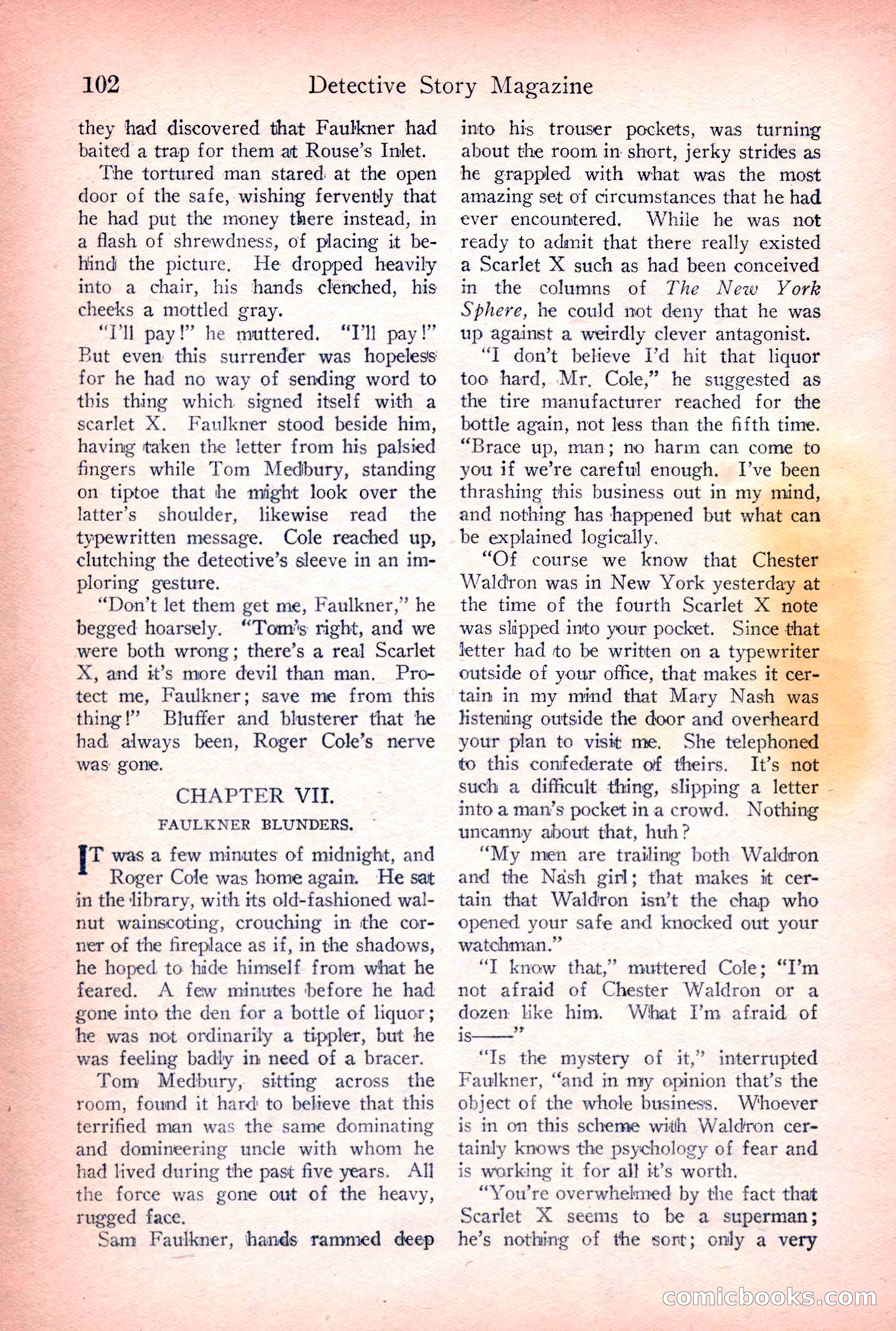 Detective Story Magazine, June 23, 1923 — page 104 of 148