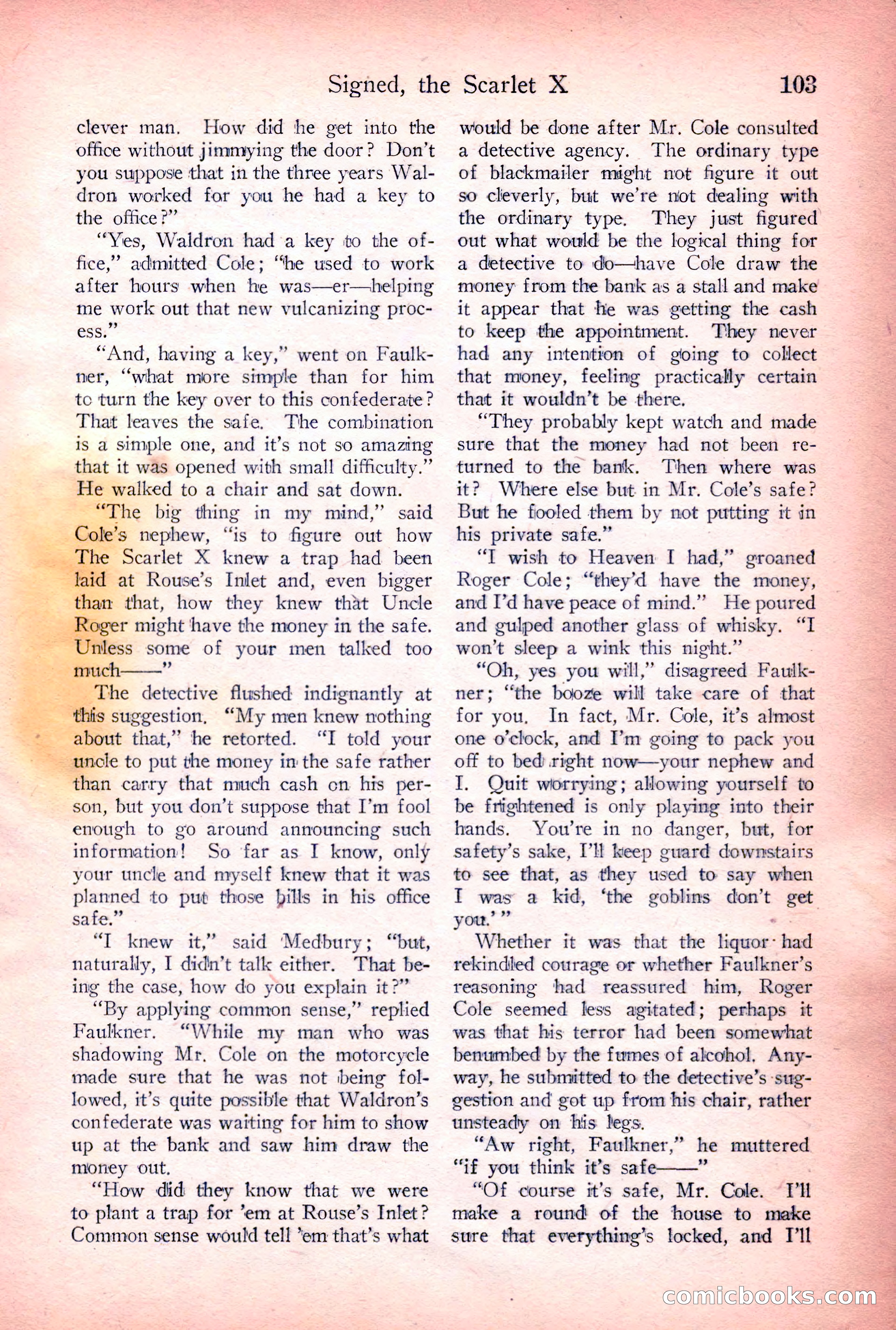 Detective Story Magazine, June 23, 1923 — page 105 of 148
