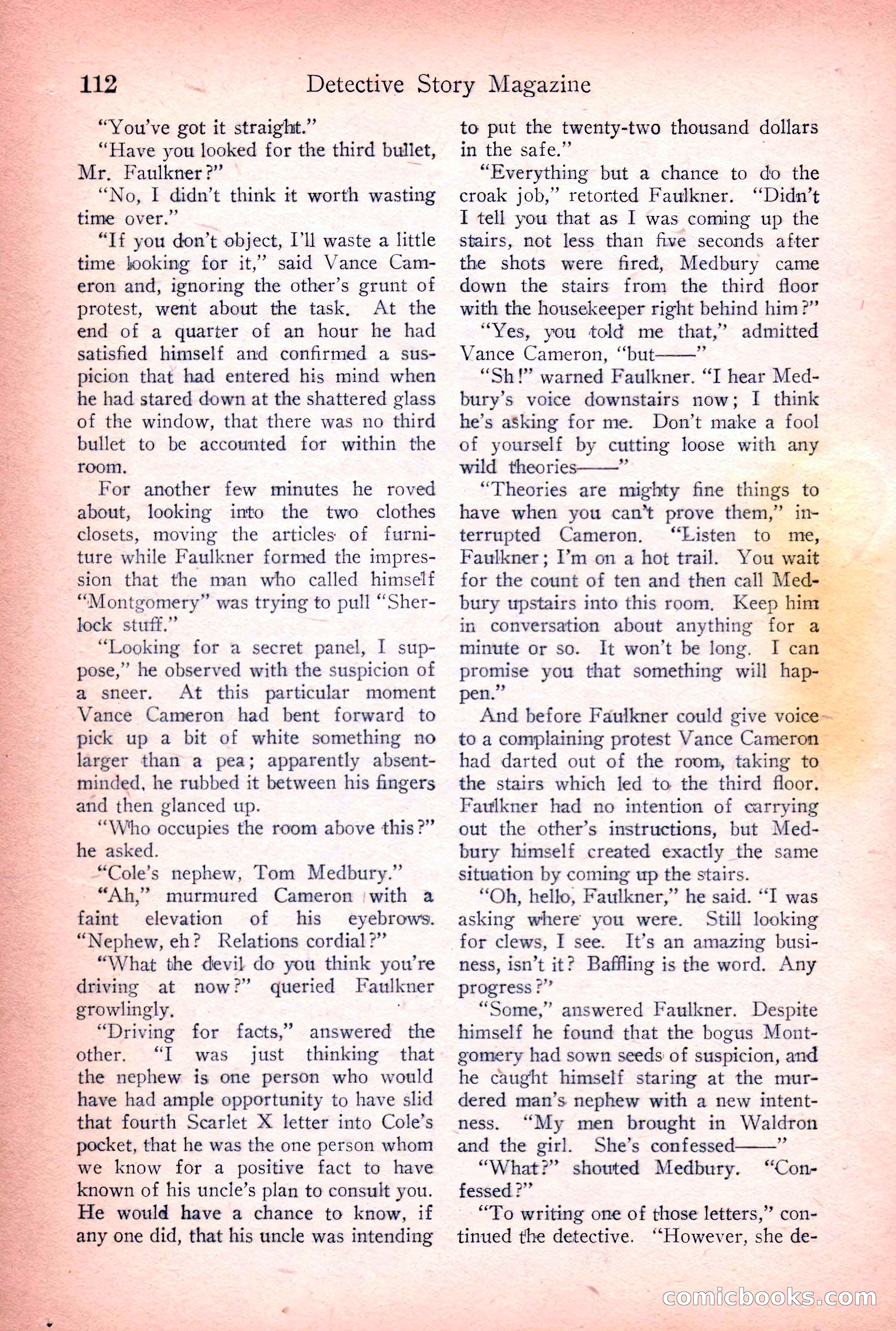 Detective Story Magazine, June 23, 1923 — page 114 of 148