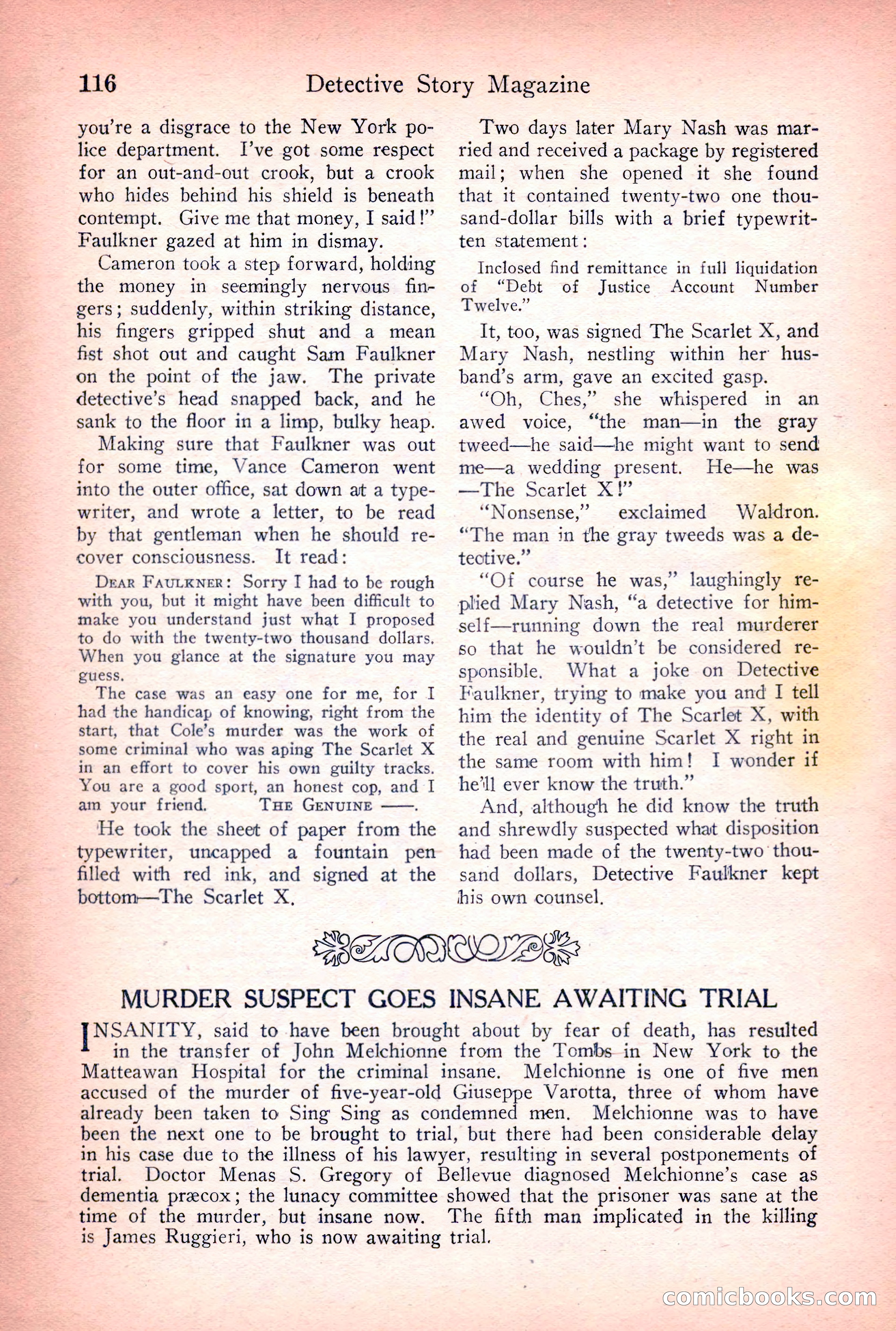 Detective Story Magazine, June 23, 1923 — page 118 of 148