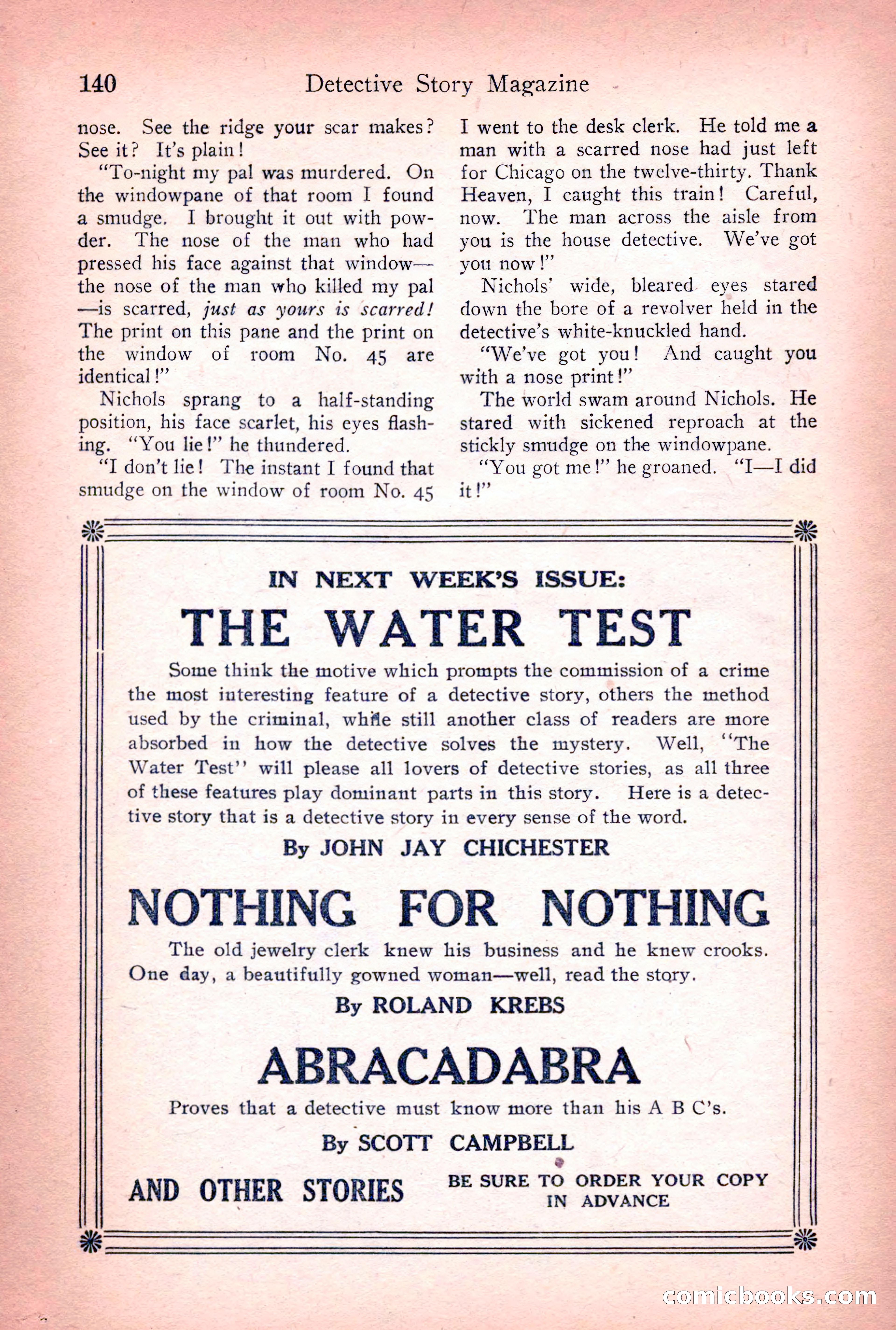 Detective Story Magazine, June 23, 1923 — page 142 of 148