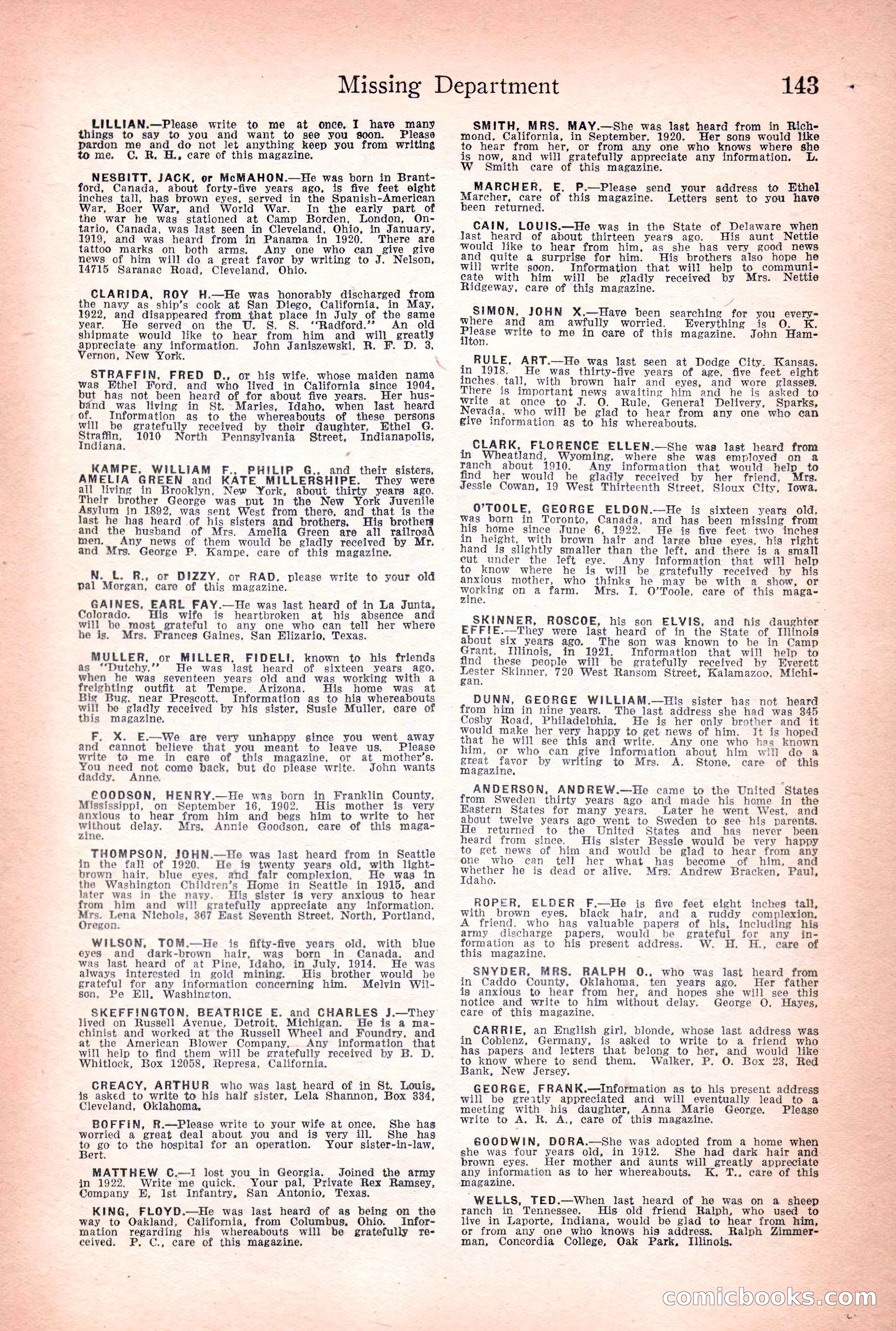 Detective Story Magazine, June 23, 1923 — page 145 of 148