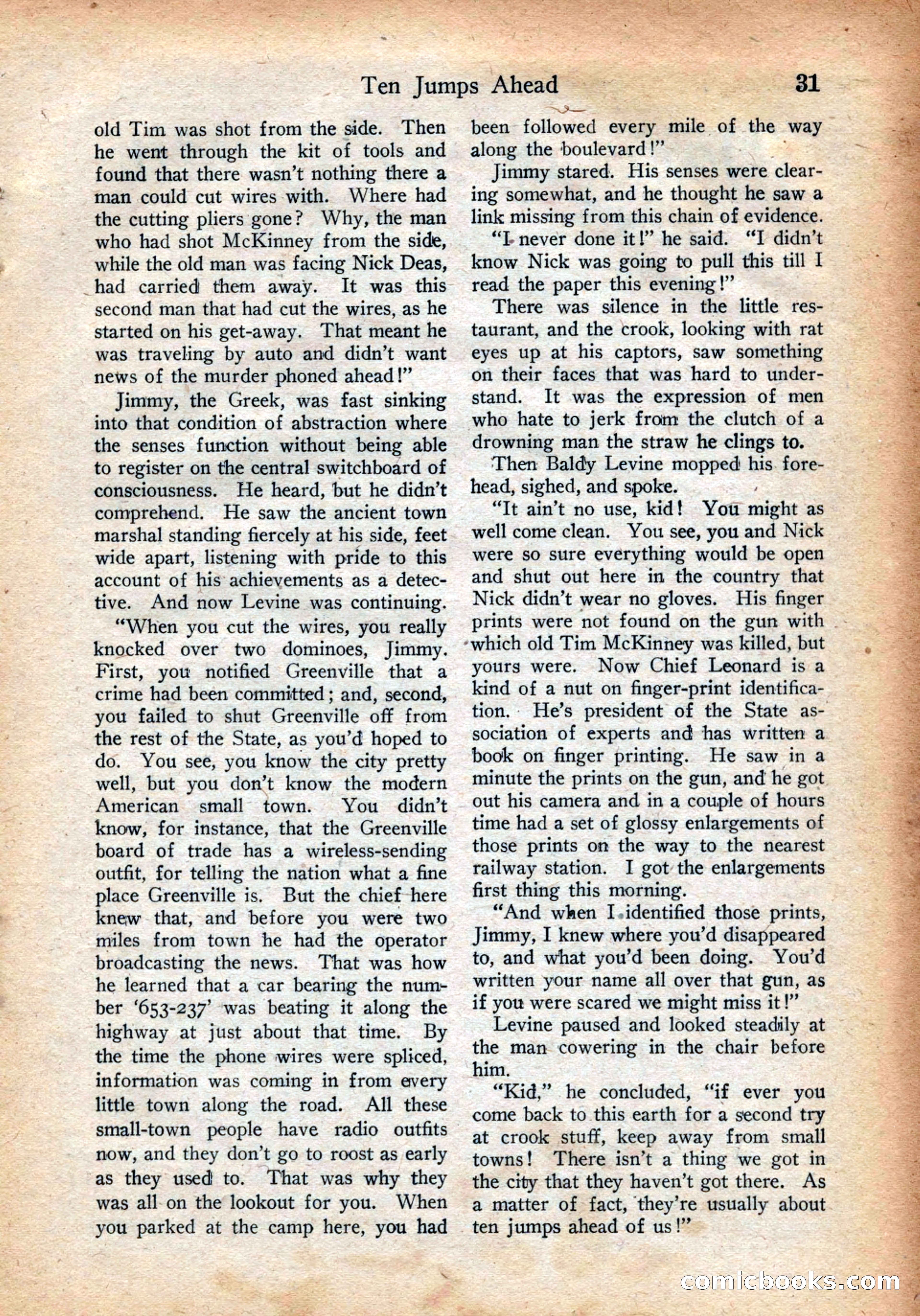 Detective Story Magazine, July 28, 1923 — page 33 of 148