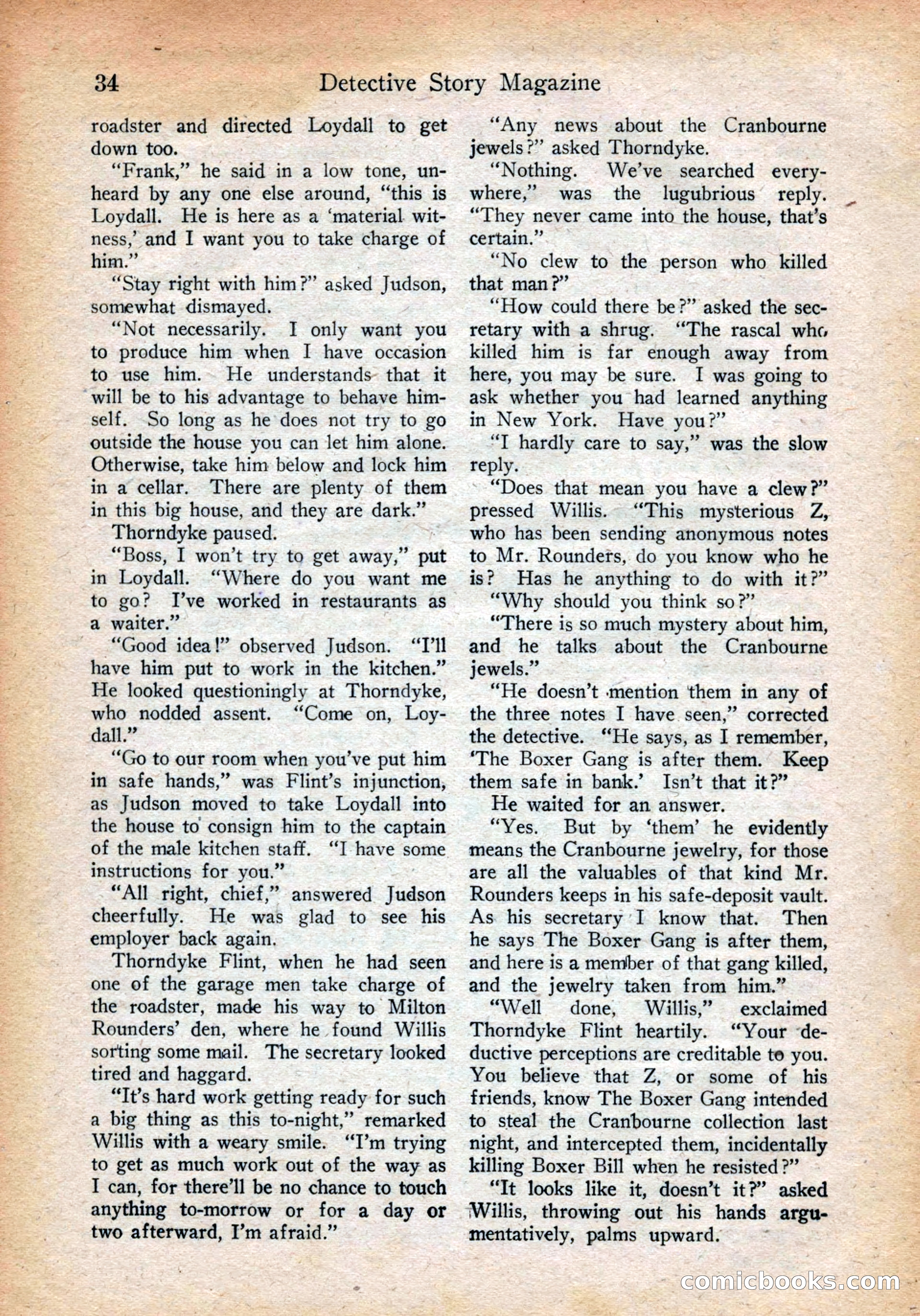 Detective Story Magazine, July 28, 1923 — page 36 of 148