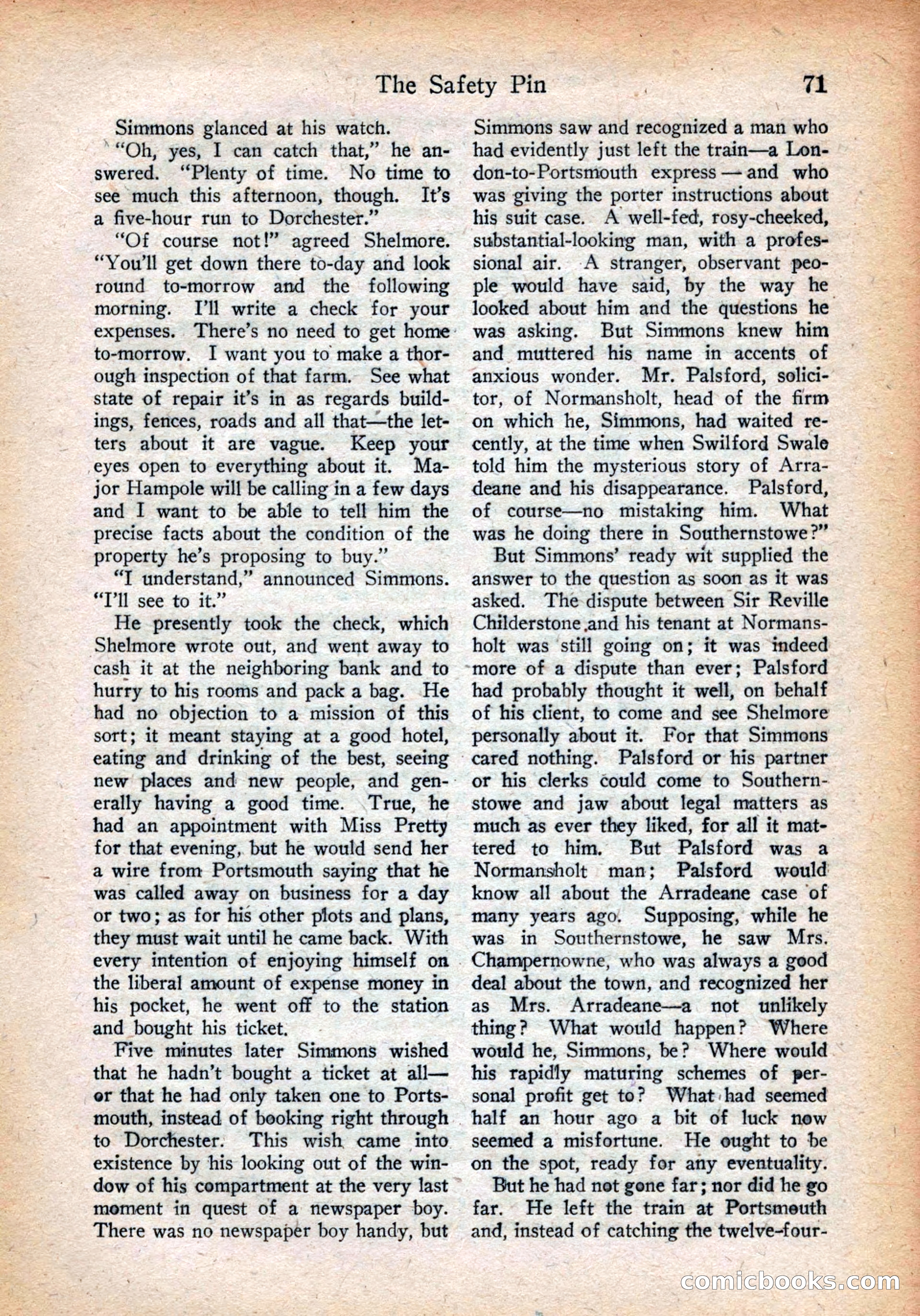 Detective Story Magazine, July 28, 1923 — page 73 of 148